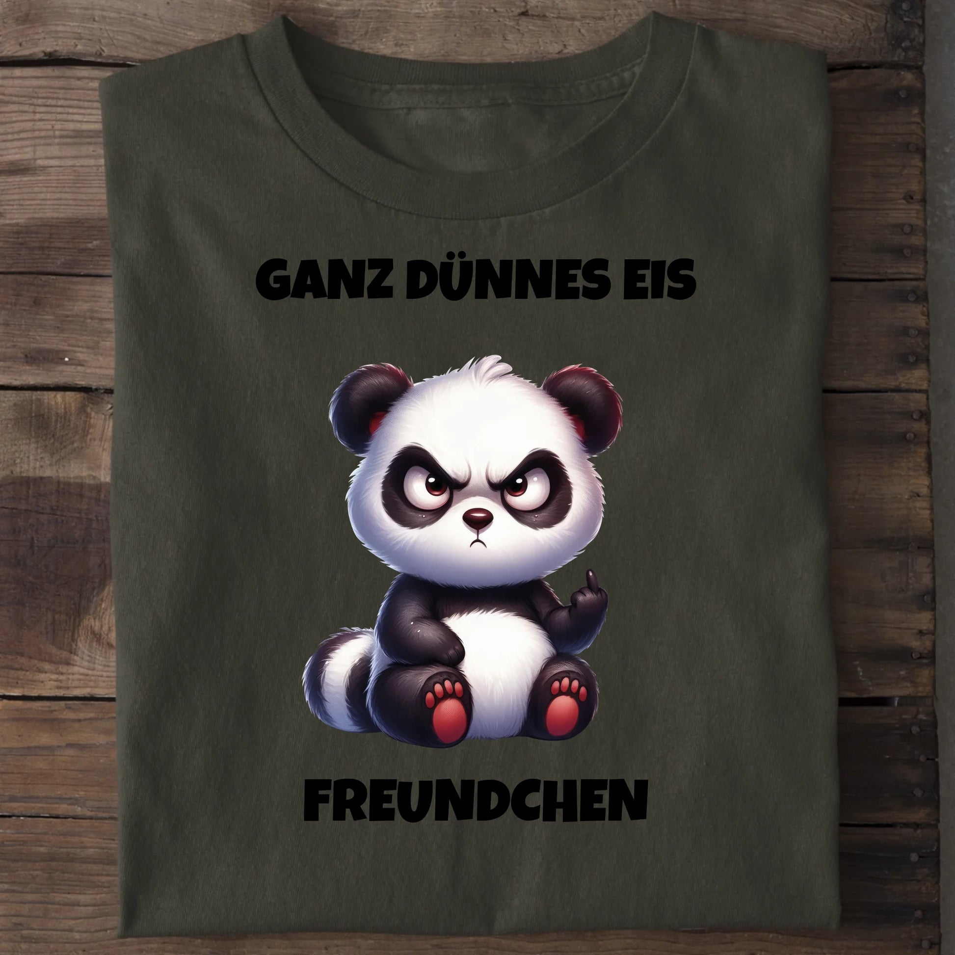 Ganz dünnes Eis - Organic Men's Shirt (personalisierbar) Crafter T-Shirt ST ST Khaki