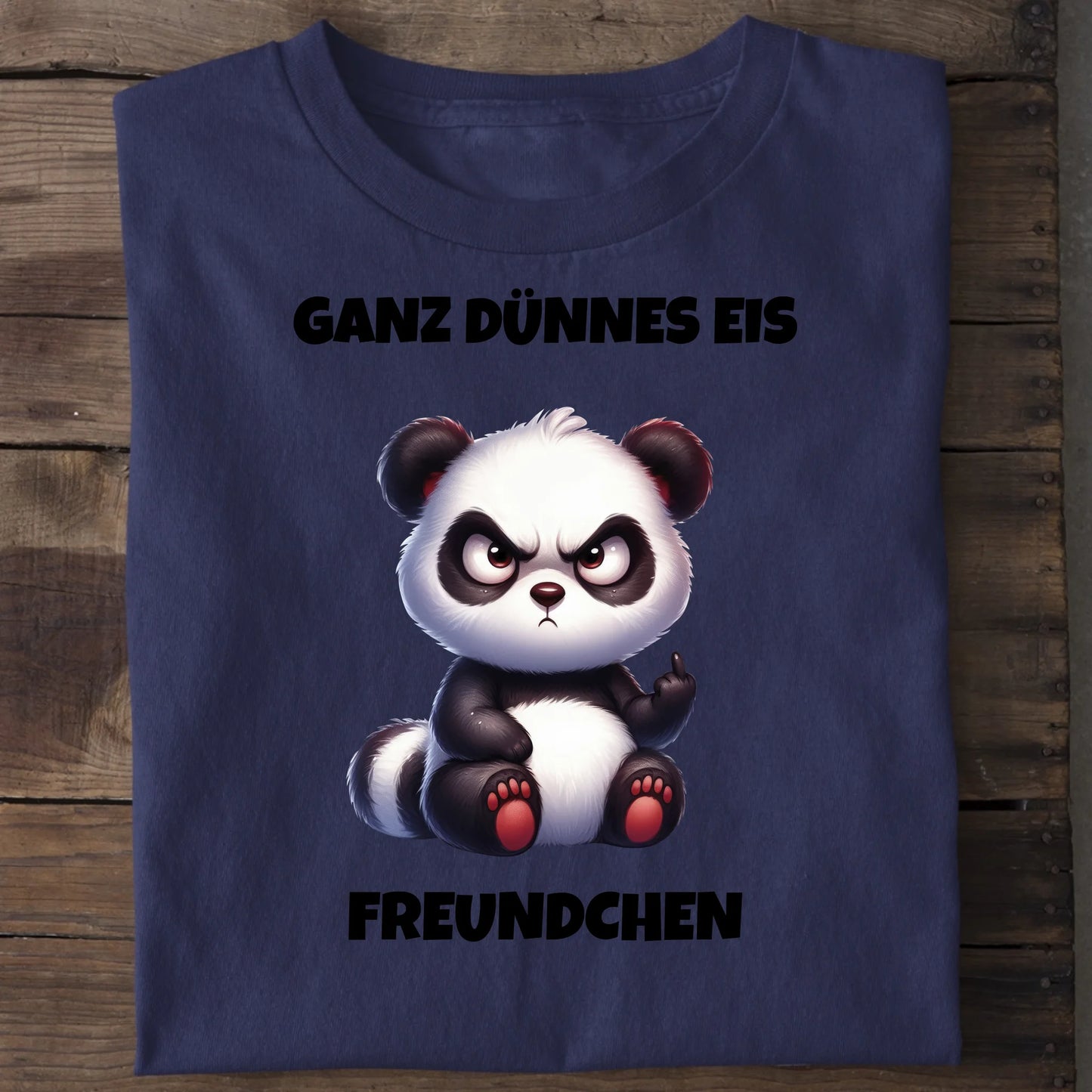 Ganz dünnes Eis - Organic Men's Shirt (personalisierbar) Crafter T-Shirt ST ST French-Navy
