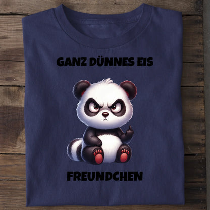 Ganz dünnes Eis - Organic Men's Shirt (personalisierbar) Crafter T-Shirt ST ST French-Navy