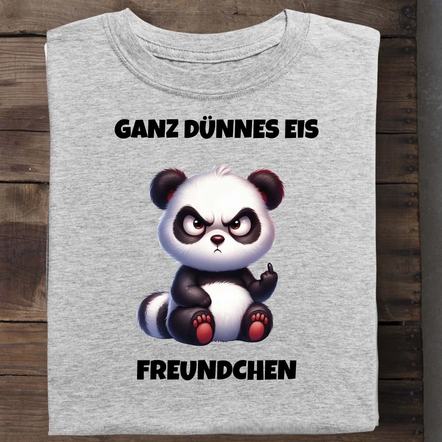 Ganz dünnes Eis - Organic Men's Shirt (personalisierbar) Crafter T-Shirt ST ST Heather-Grey