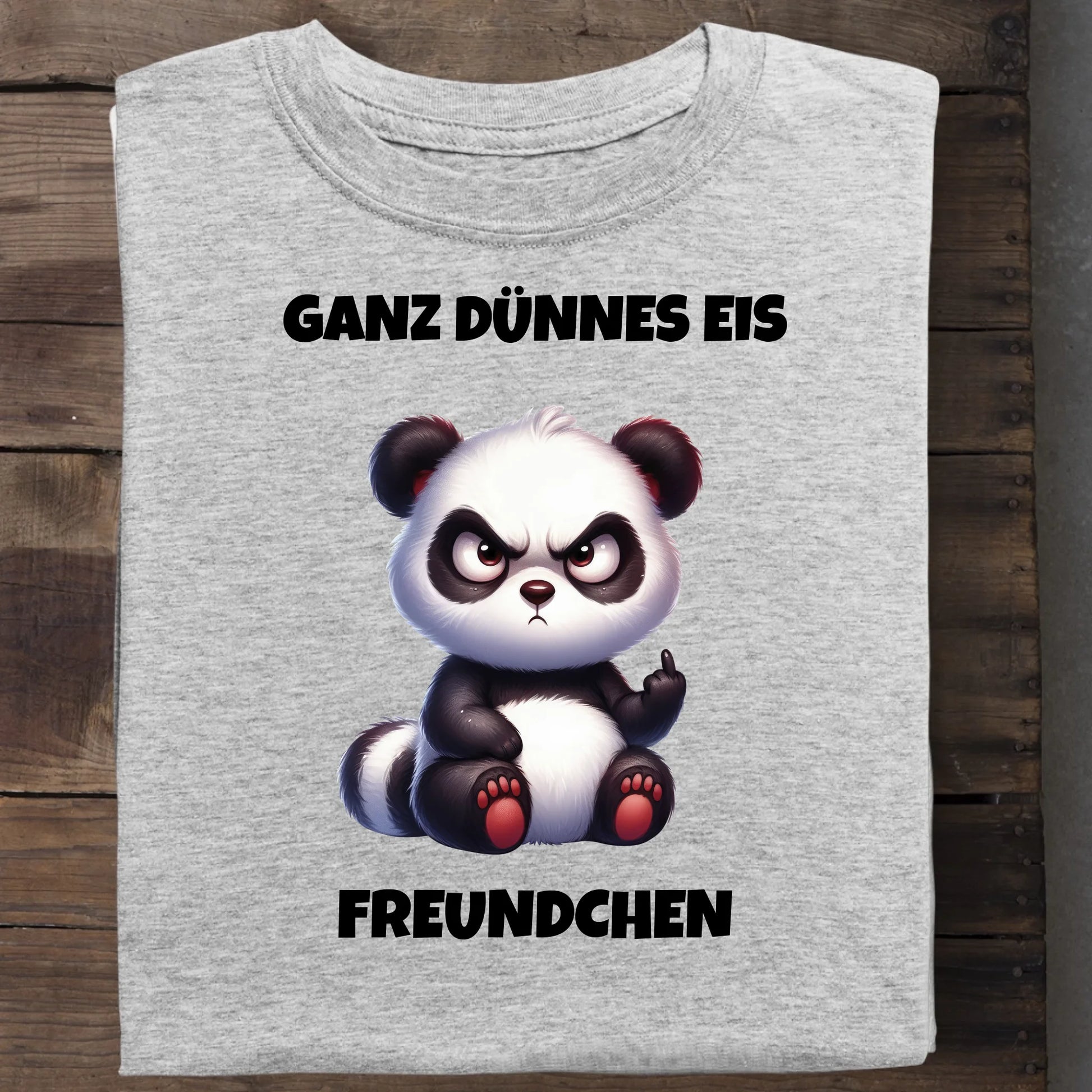 Ganz dünnes Eis - Organic Men's Shirt (personalisierbar) Crafter T-Shirt ST ST Heather-Grey