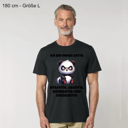 Immer artig - Organic Men's Shirt (personalisierbar)