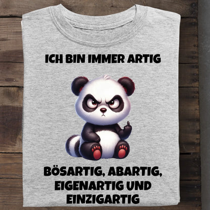 Immer artig - Organic Men's Shirt (personalisierbar) Crafter T-Shirt ST ST Heather-Grey
