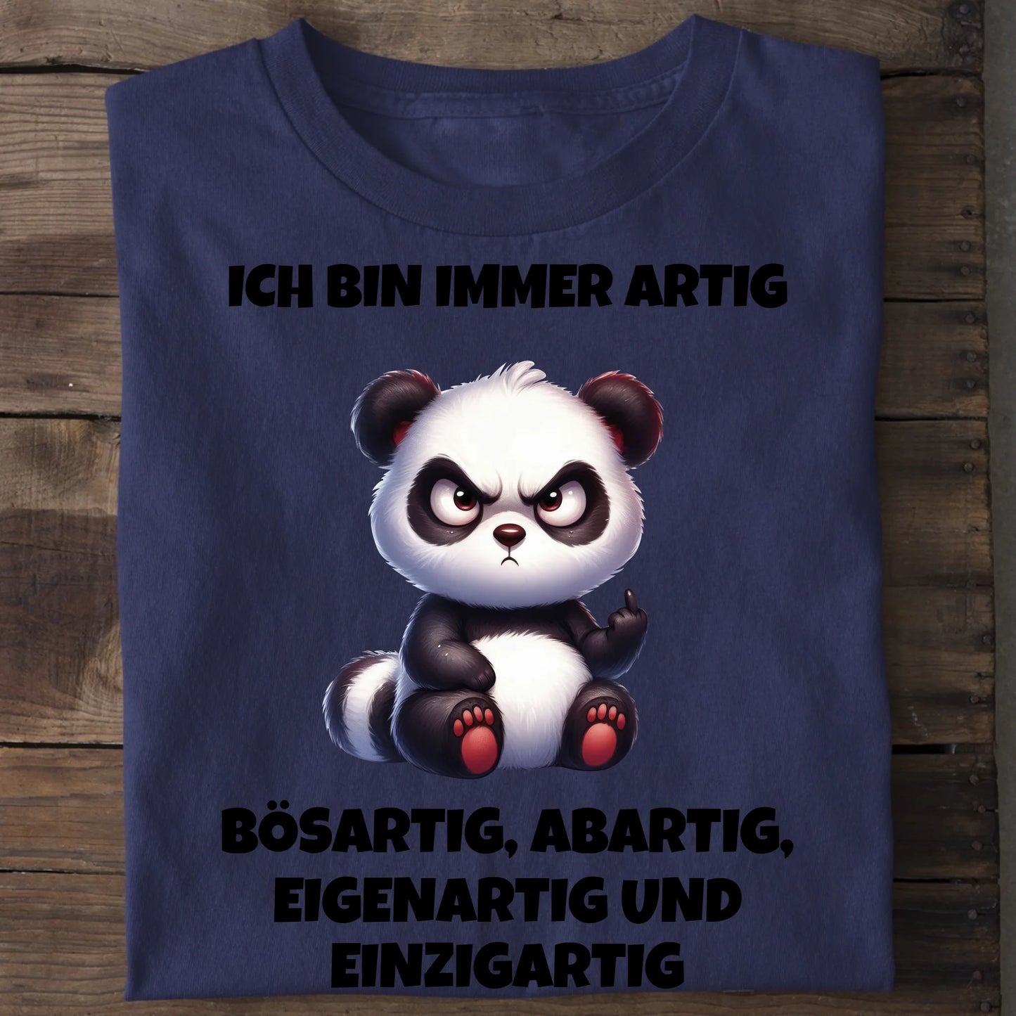 Immer artig - Organic Men's Shirt (personalisierbar) Crafter T-Shirt ST ST French-Navy