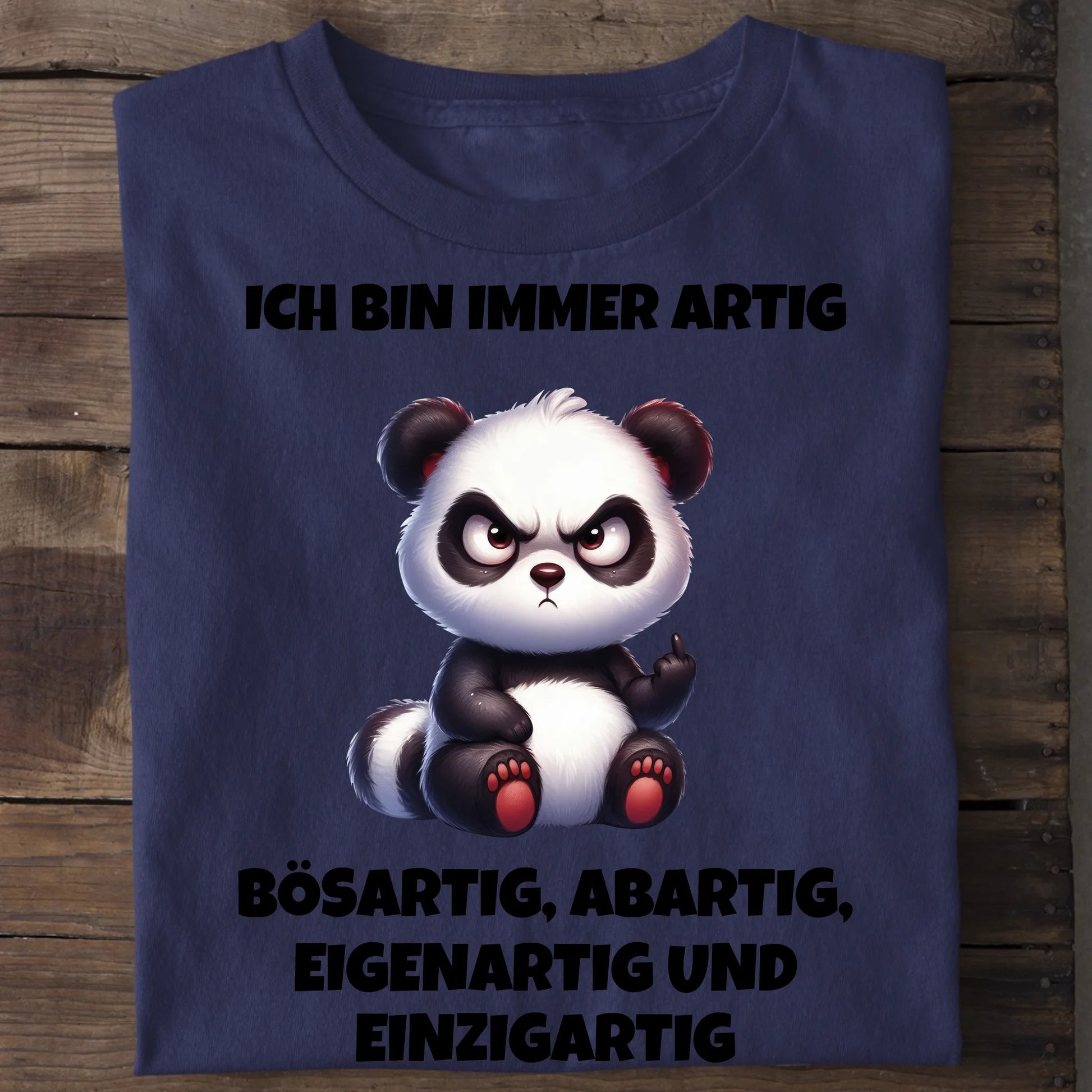 Immer artig - Organic Men's Shirt (personalisierbar) Crafter T-Shirt ST ST French-Navy