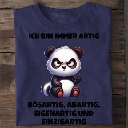 Immer artig - Organic Men's Shirt (personalisierbar) Crafter T-Shirt ST ST French-Navy