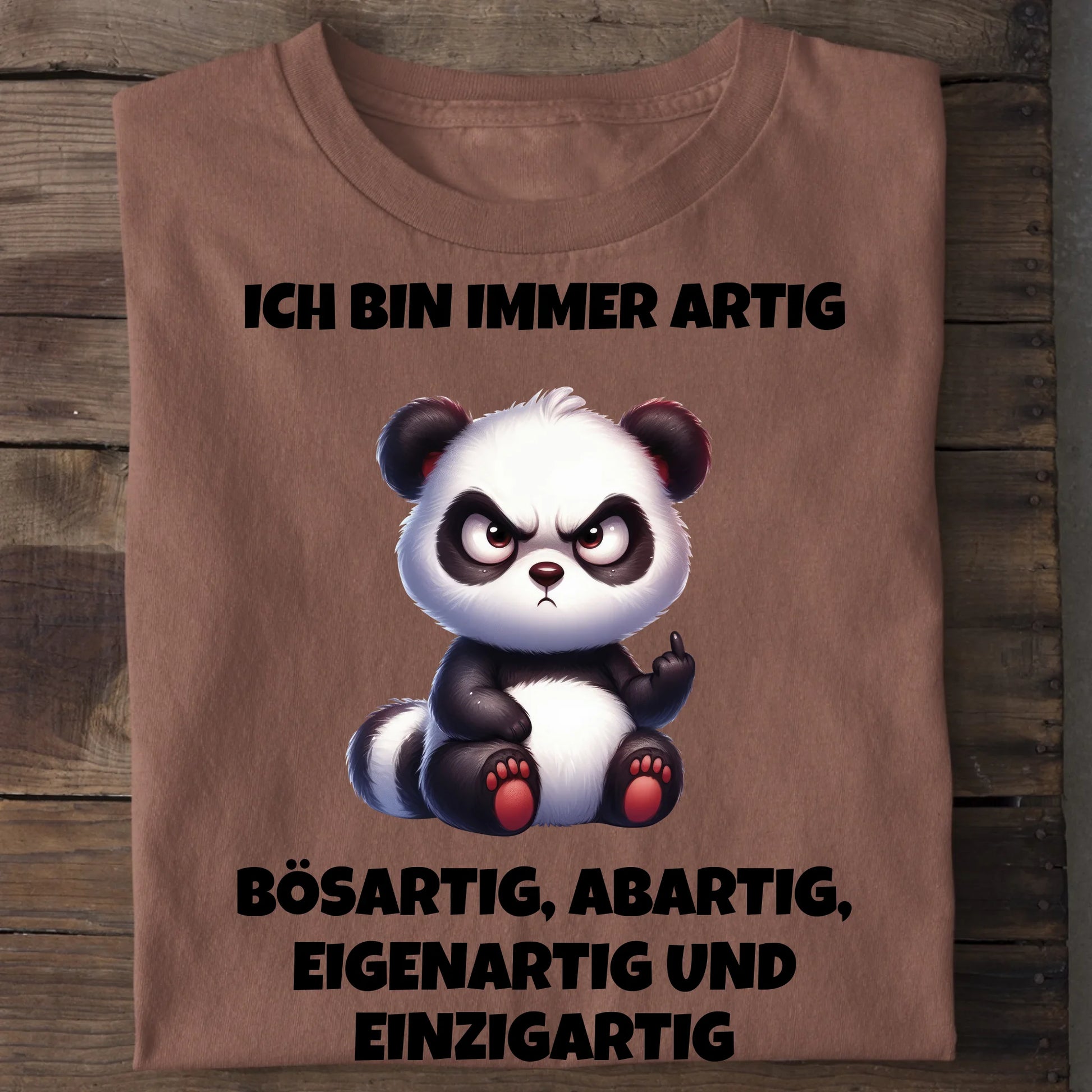 Immer artig - Organic Men's Shirt (personalisierbar) Crafter T-Shirt ST ST Heritage-Brown