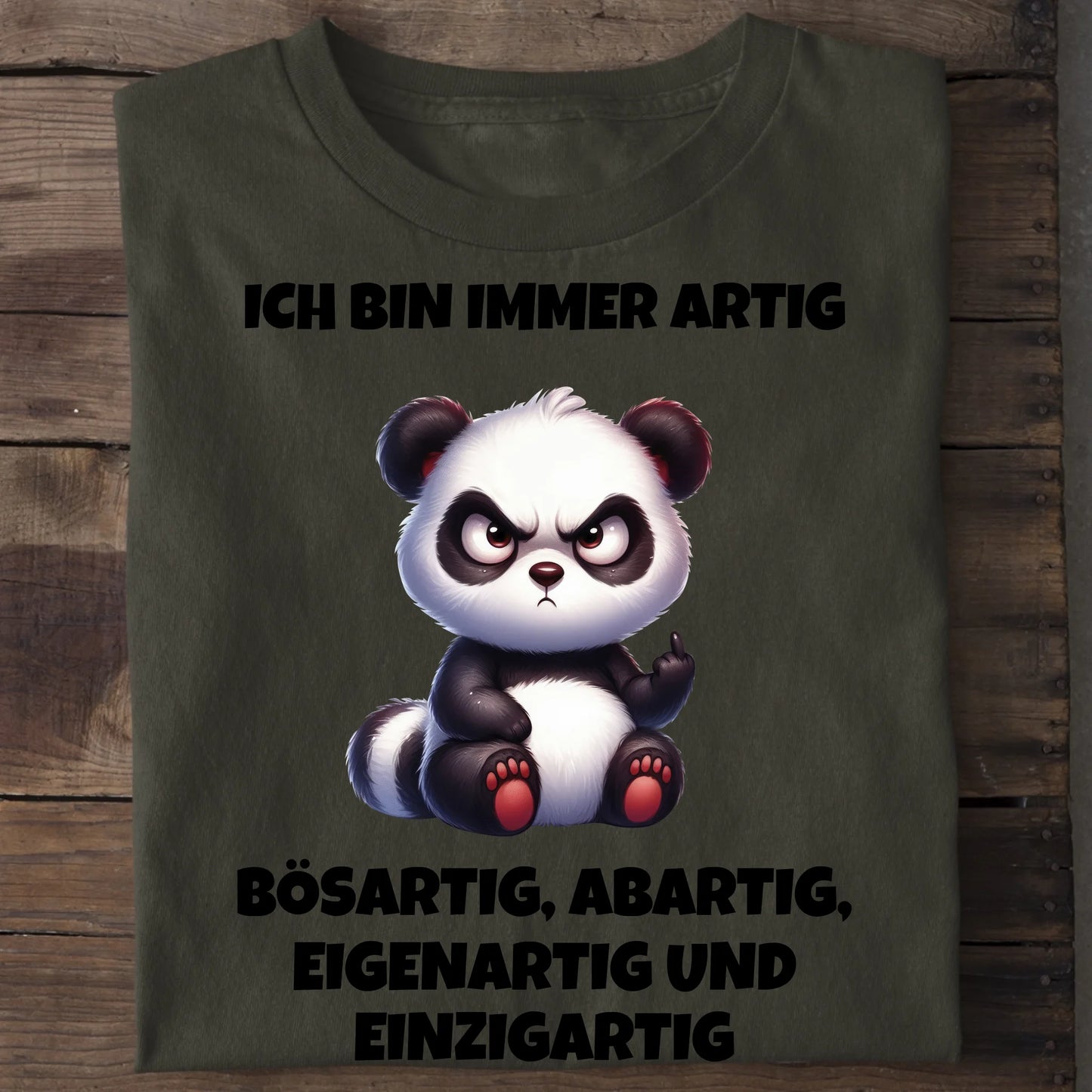 Immer artig - Organic Men's Shirt (personalisierbar) Crafter T-Shirt ST ST Khaki