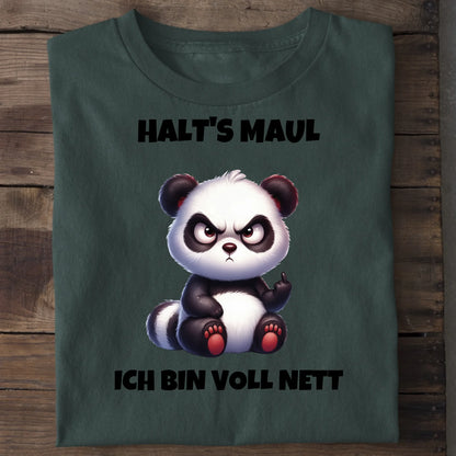 Voll nett - Organic Men's Shirt (personalisierbar) Crafter T-Shirt ST ST Bottled-Green