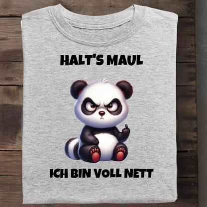 Voll nett - Organic Men's Shirt (personalisierbar) Crafter T-Shirt ST ST Heather-Grey