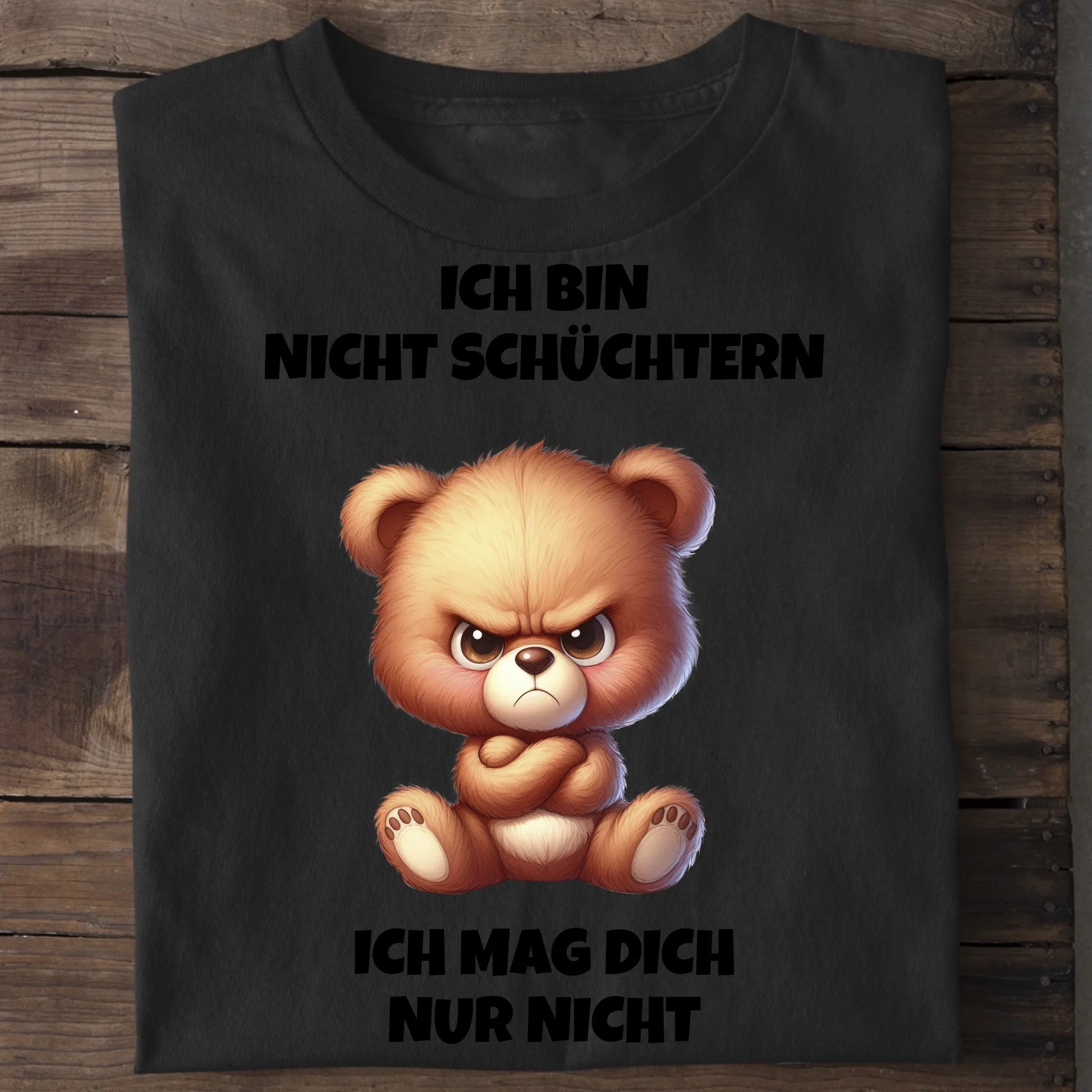 Nicht schüchtern - Organic Men's Shirt (personalisierbar) Crafter T-Shirt ST ST Black