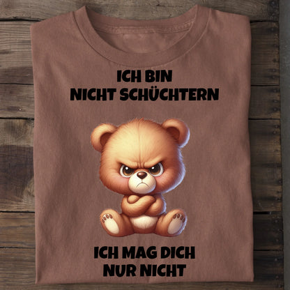 Nicht schüchtern - Organic Men's Shirt (personalisierbar) Crafter T-Shirt ST ST Heritage-Brown