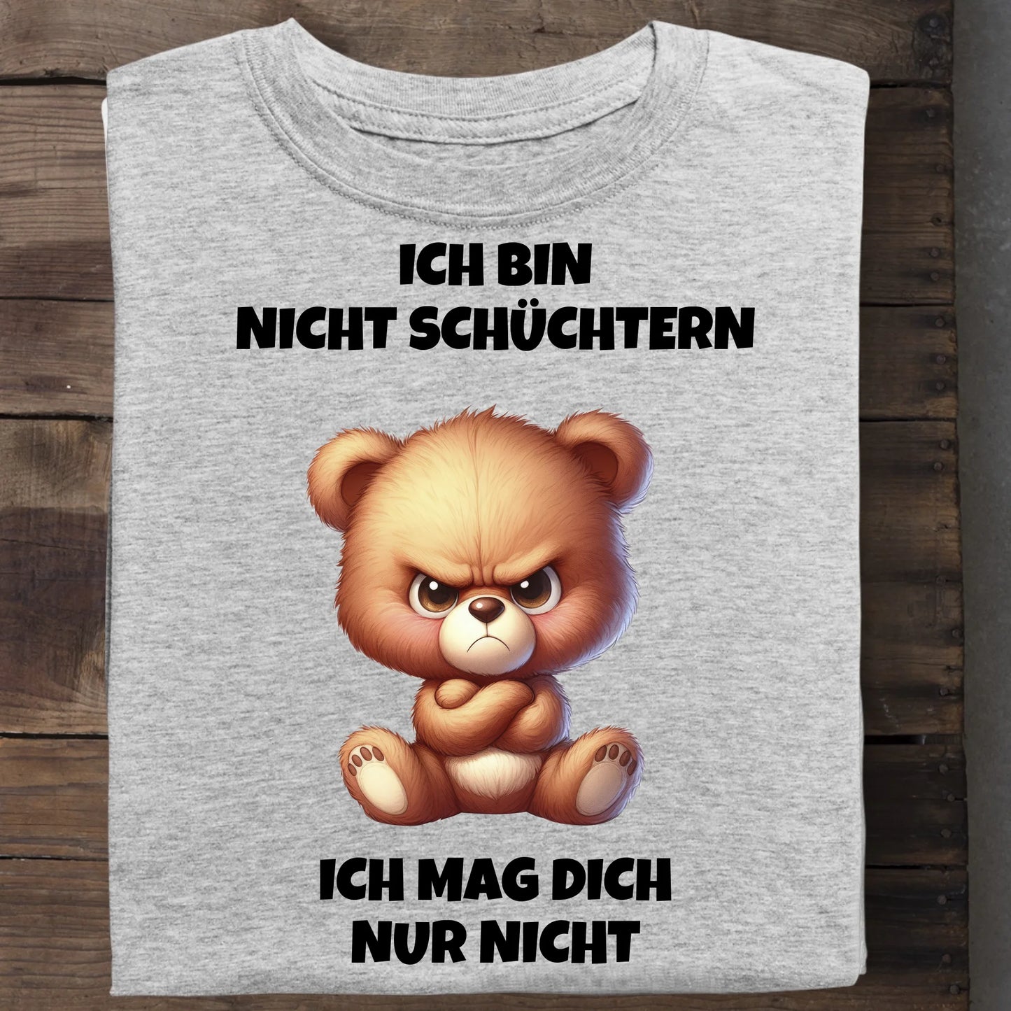 Nicht schüchtern - Organic Men's Shirt (personalisierbar) Crafter T-Shirt ST ST Heather-Grey