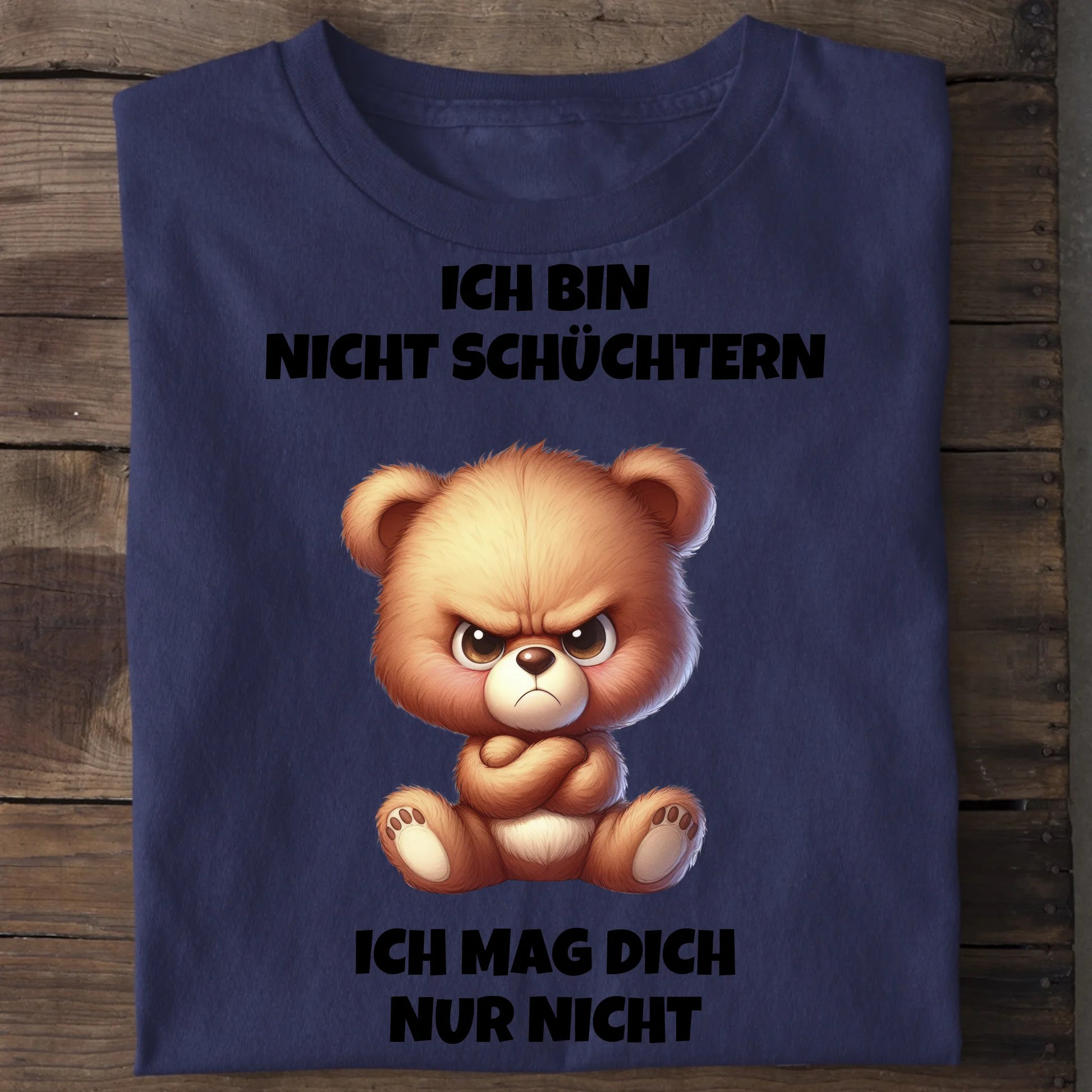 Nicht schüchtern - Organic Men's Shirt (personalisierbar) Crafter T-Shirt ST ST French-Navy