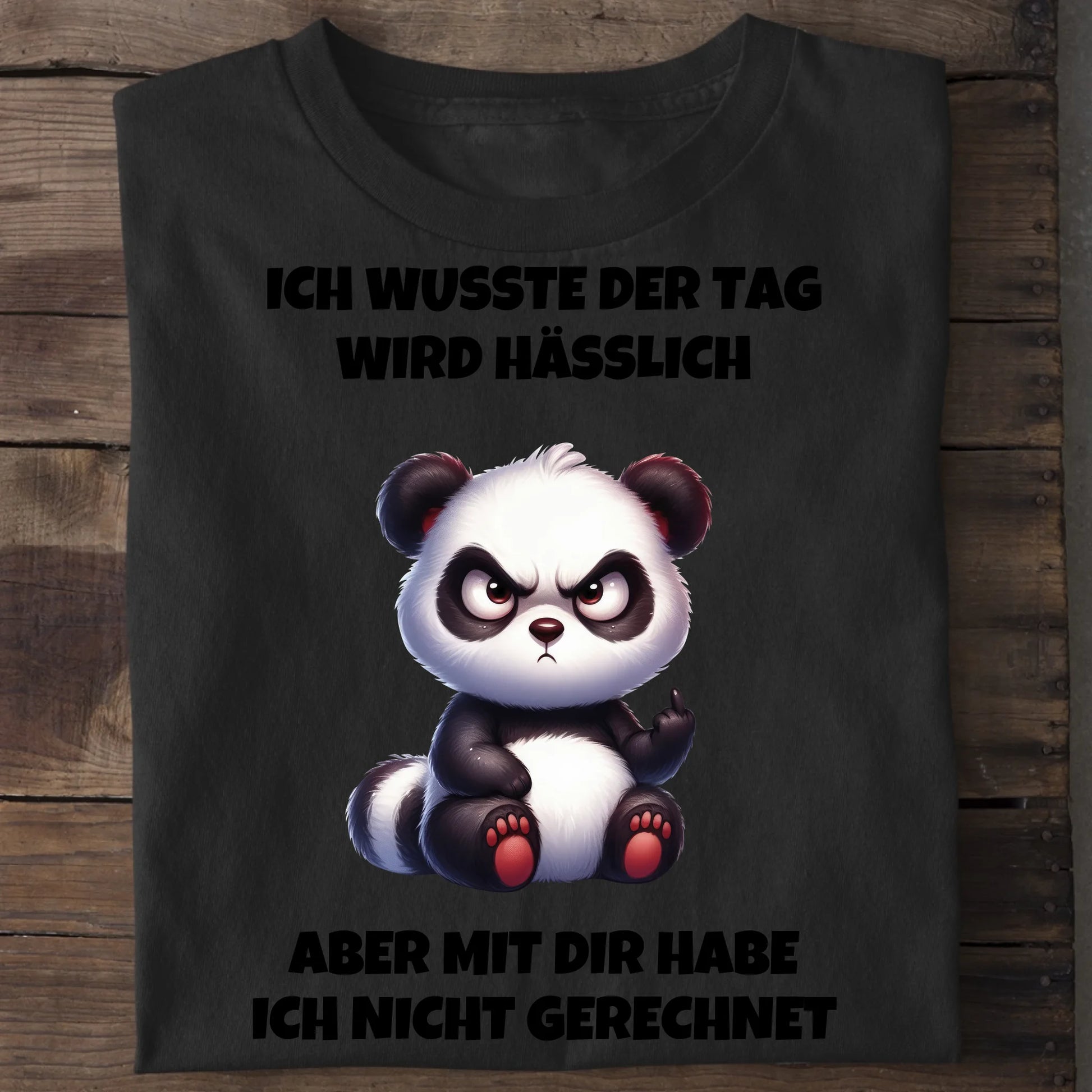 Der Tag wird hässlich - Organic Men's Shirt (personalisierbar) Crafter T-Shirt ST ST Black