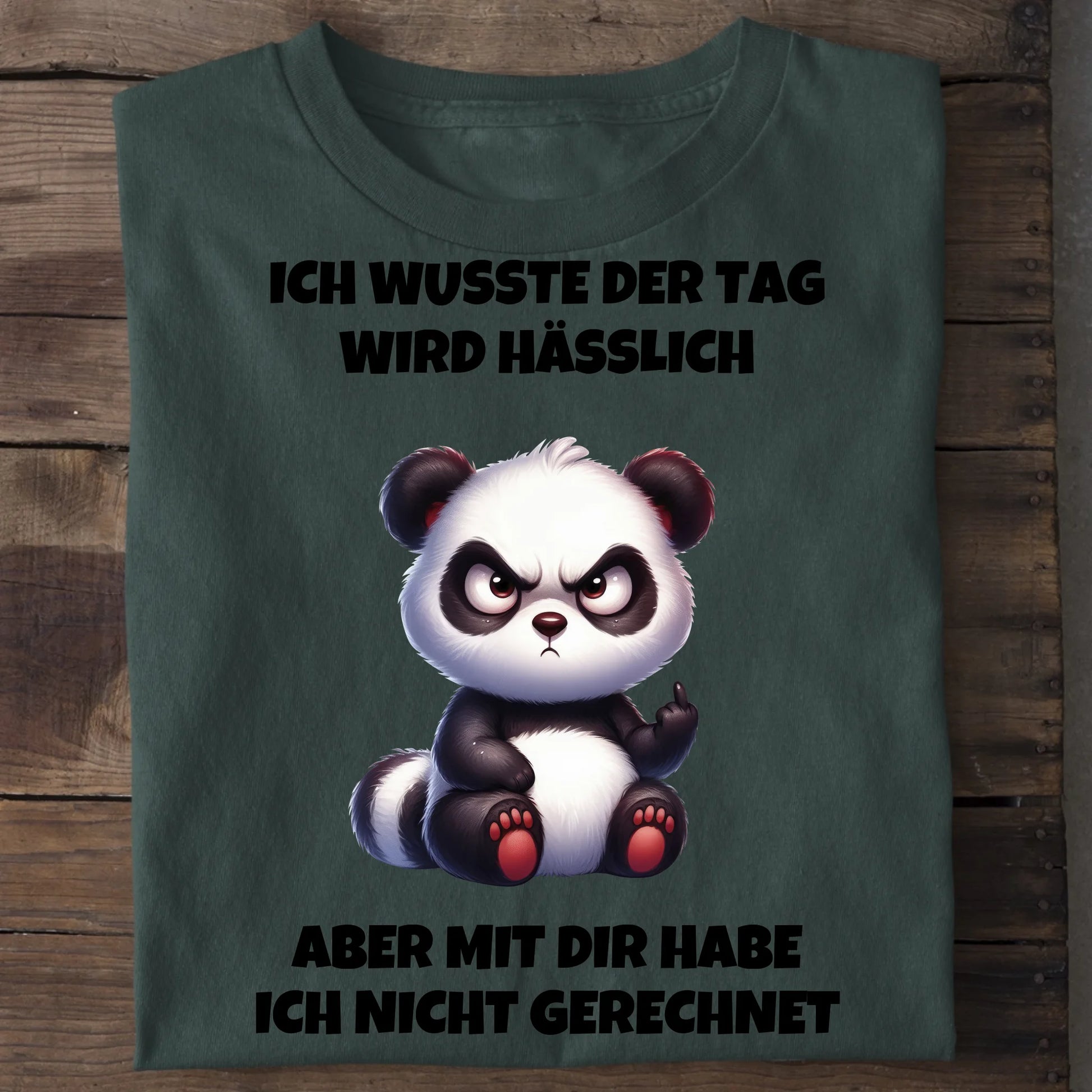 Der Tag wird hässlich - Organic Men's Shirt (personalisierbar) Crafter T-Shirt ST ST Bottled-Green