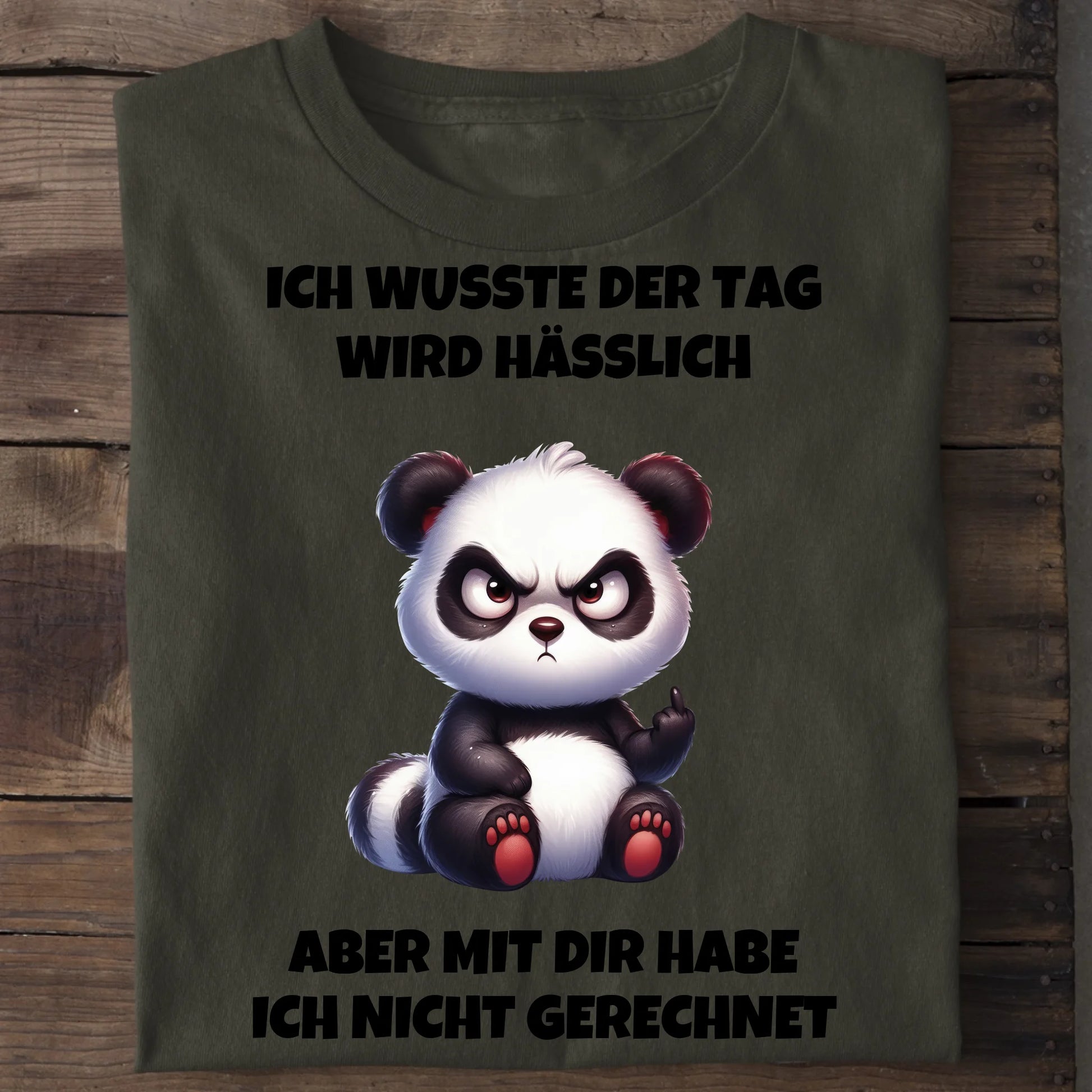 Der Tag wird hässlich - Organic Men's Shirt (personalisierbar) Crafter T-Shirt ST ST Khaki