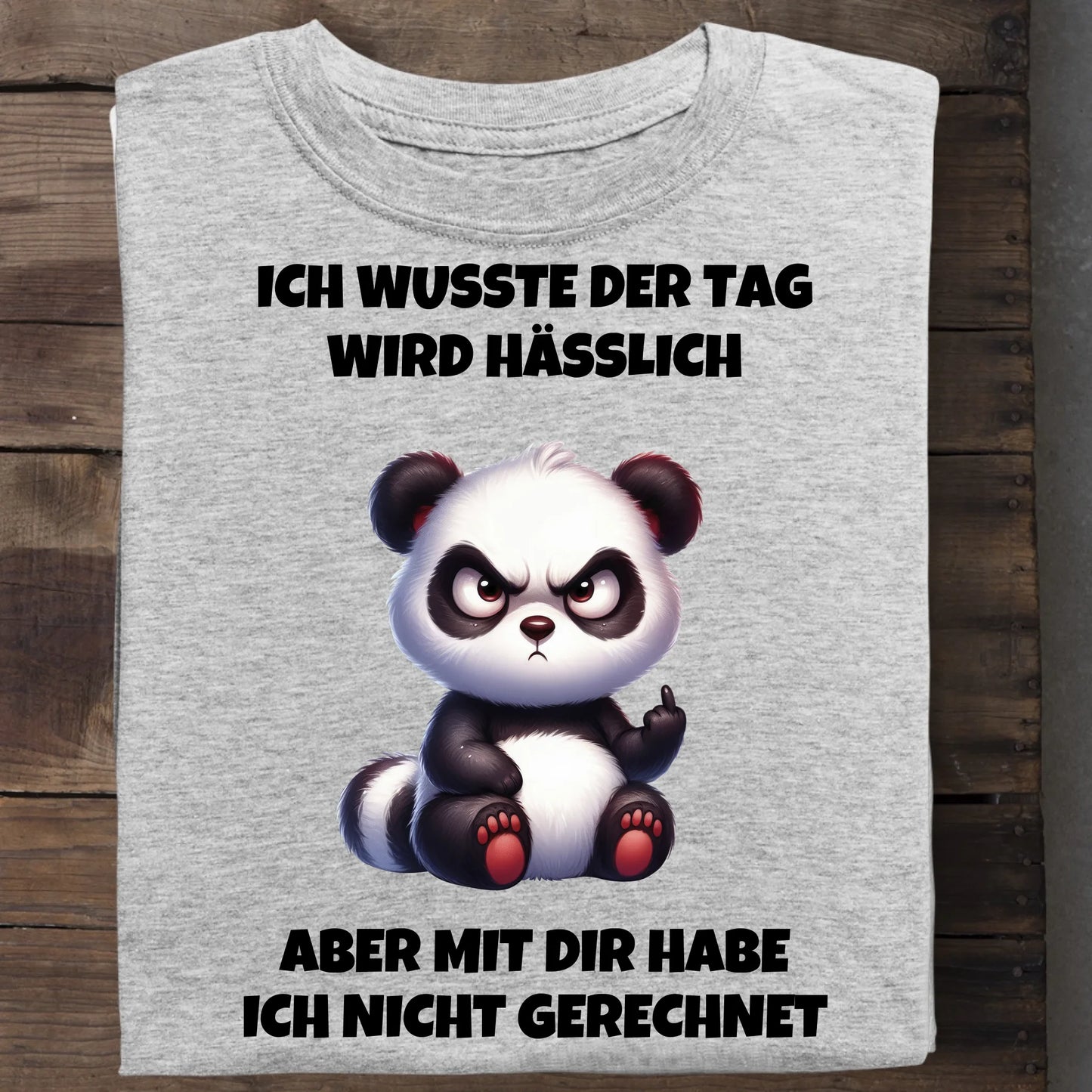 Der Tag wird hässlich - Organic Men's Shirt (personalisierbar) Crafter T-Shirt ST ST Heather-Grey