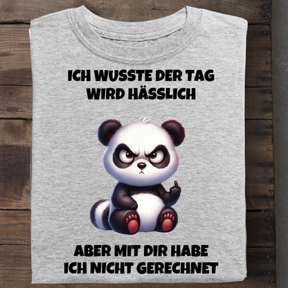 Der Tag wird hässlich - Organic Men's Shirt (personalisierbar) Crafter T-Shirt ST ST Heather-Grey