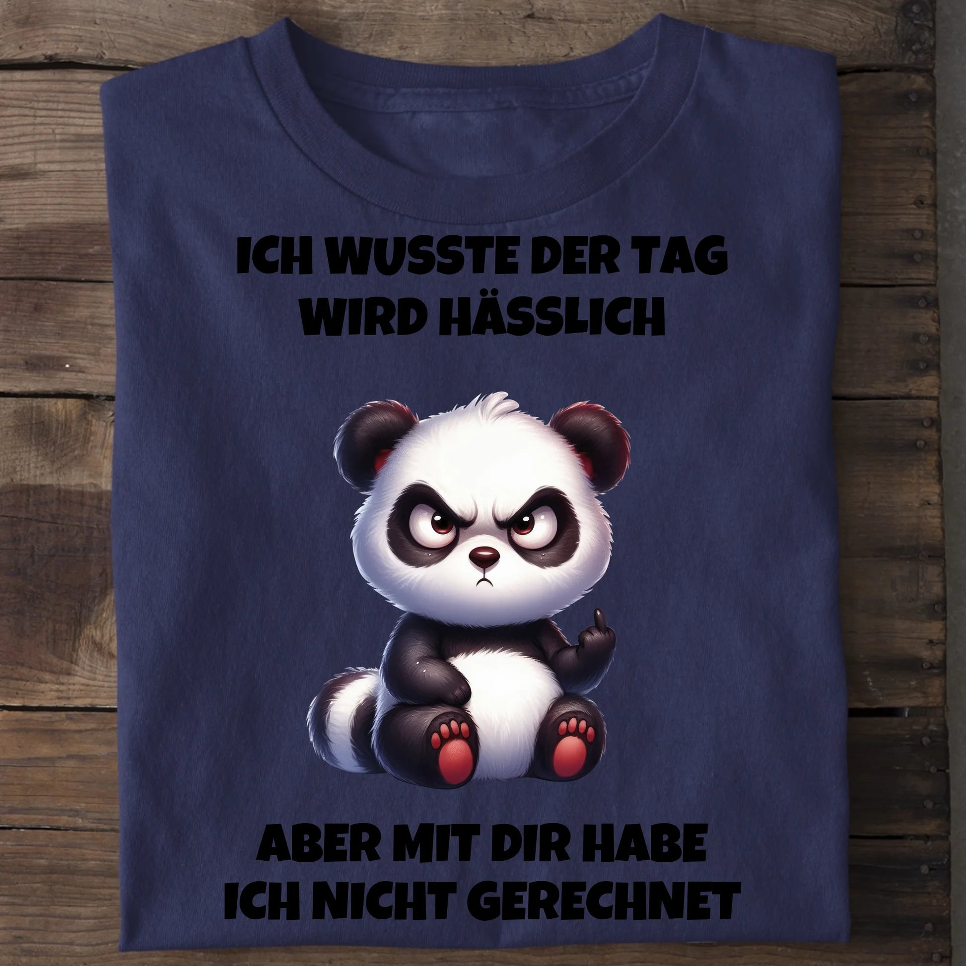 Der Tag wird hässlich - Organic Men's Shirt (personalisierbar) Crafter T-Shirt ST ST French-Navy