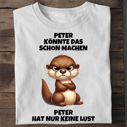 Nur keine Lust - Organic Men's Shirt (personalisierbar) Crafter T-Shirt ST ST White