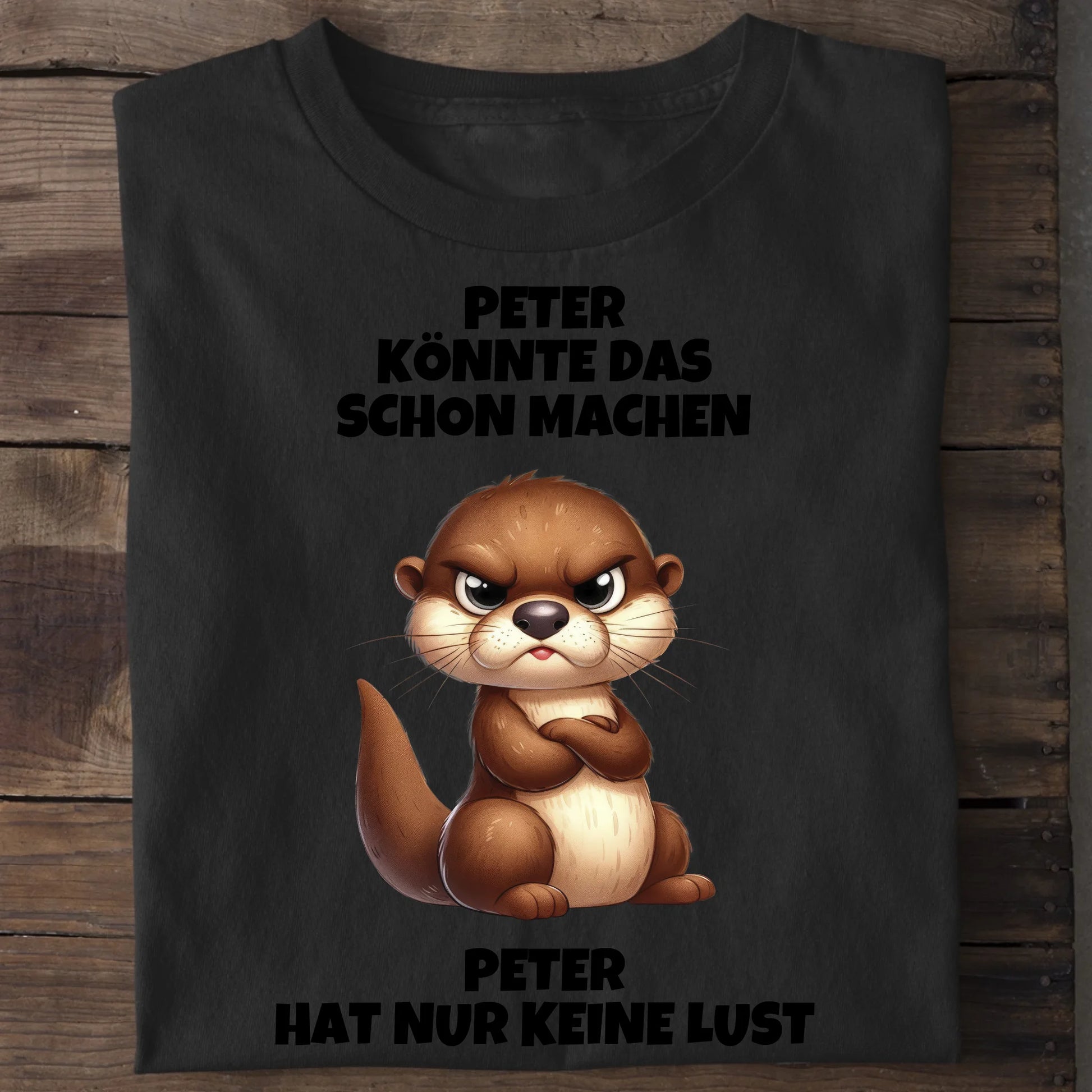 Nur keine Lust - Organic Men's Shirt (personalisierbar) Crafter T-Shirt ST ST Black