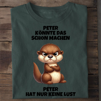 Nur keine Lust - Organic Men's Shirt (personalisierbar) Crafter T-Shirt ST ST Bottled-Green