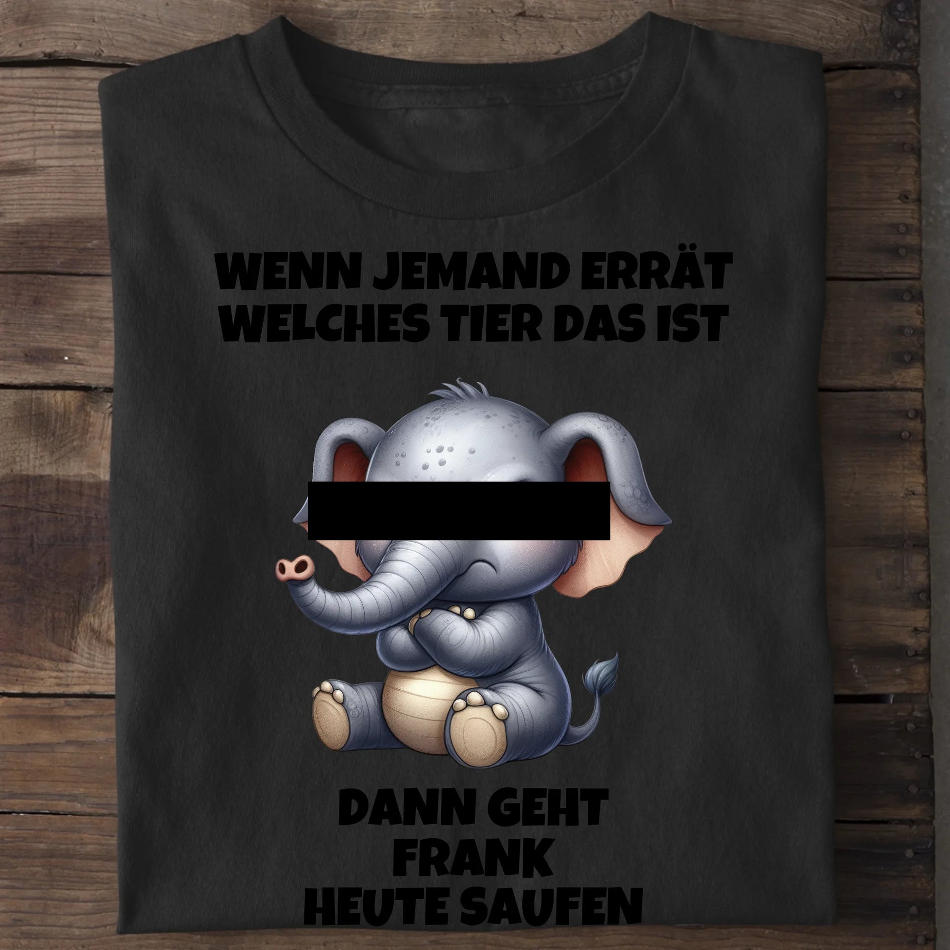 Wer errät das Tier? - Organic Men's Shirt (personalisierbar) Crafter T-Shirt ST ST Black