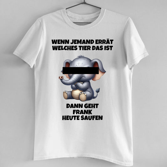 Wer errät das Tier? - Organic Men's Shirt (personalisierbar)