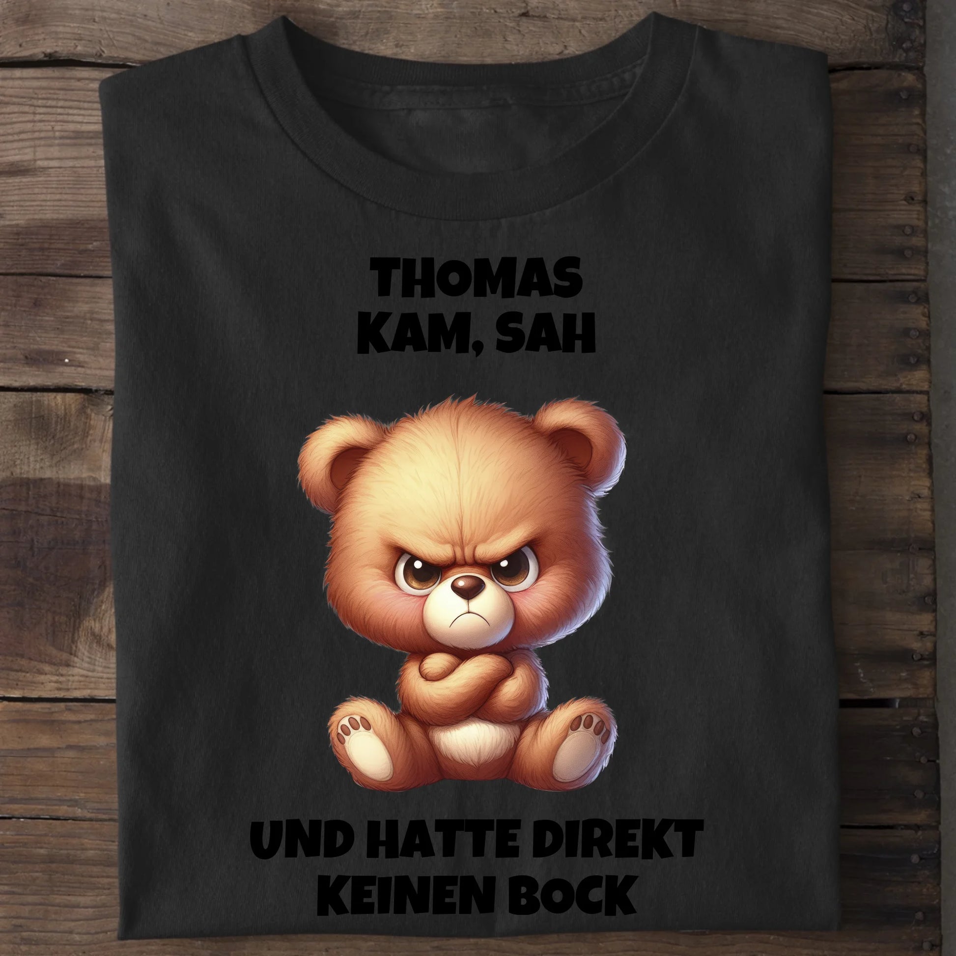 Direkt keinen Bock - Organic Men's Shirt (personalisierbar) Crafter T-Shirt ST ST Black