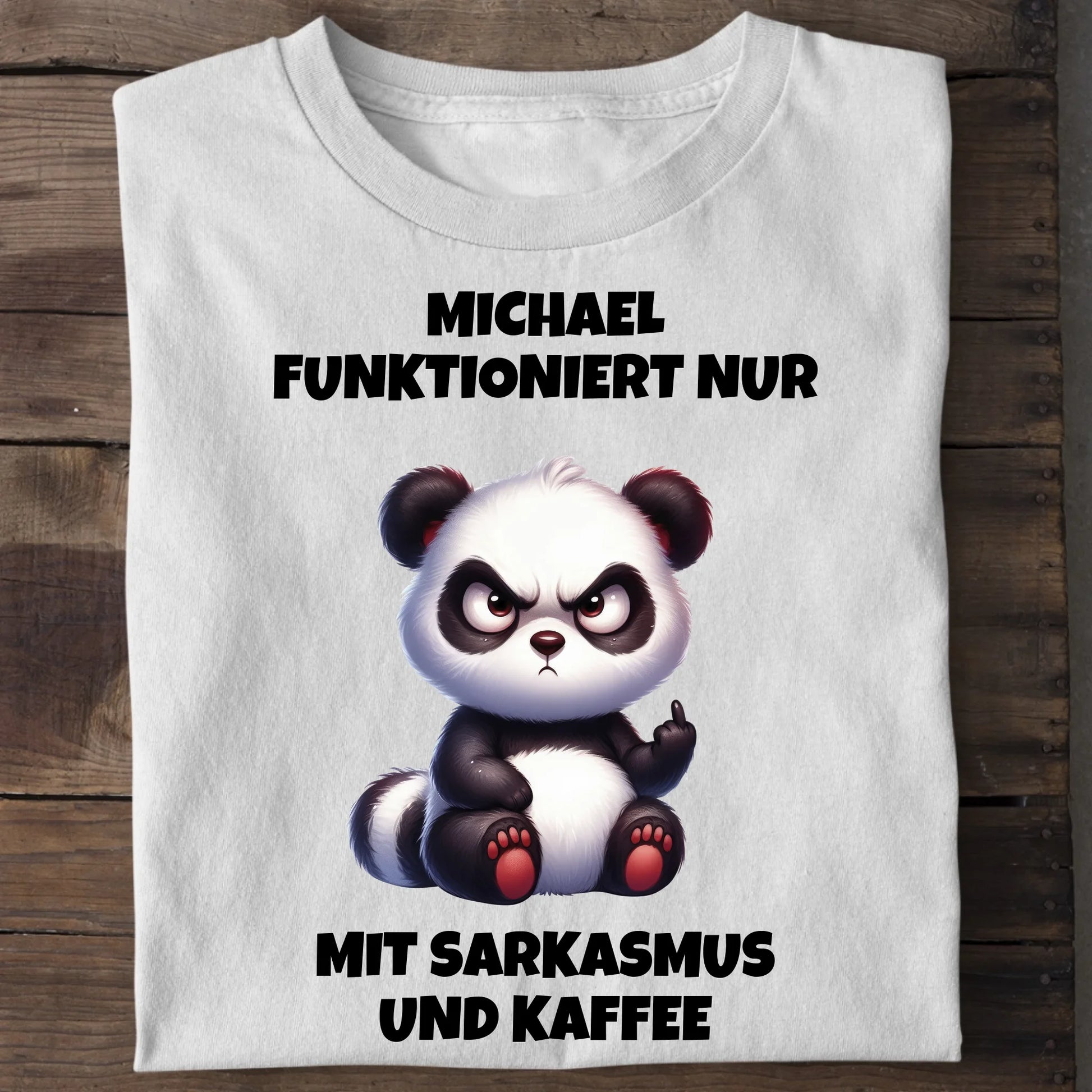 Sarkasmus und Kaffee - Organic Men's Shirt (personalisierbar) Crafter T-Shirt ST ST White
