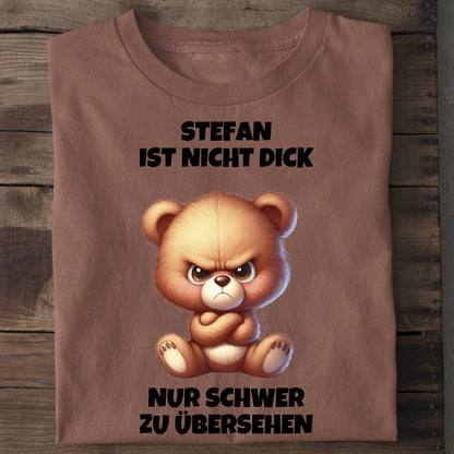 Schwer zu übersehen - Organic Men's Shirt (personalisierbar) Crafter T-Shirt ST ST Heritage-Brown