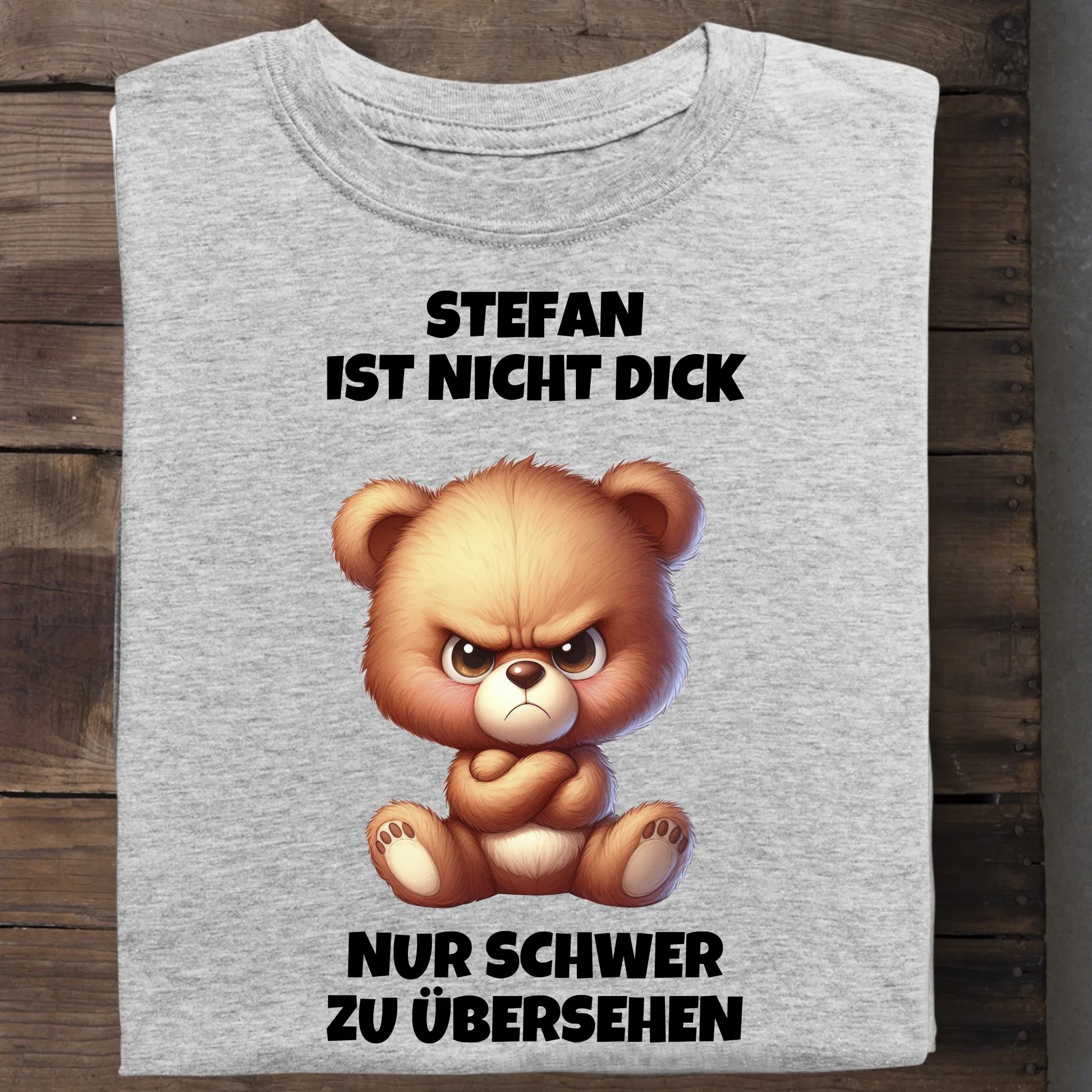 Schwer zu übersehen - Organic Men's Shirt (personalisierbar) Crafter T-Shirt ST ST Heather-Grey