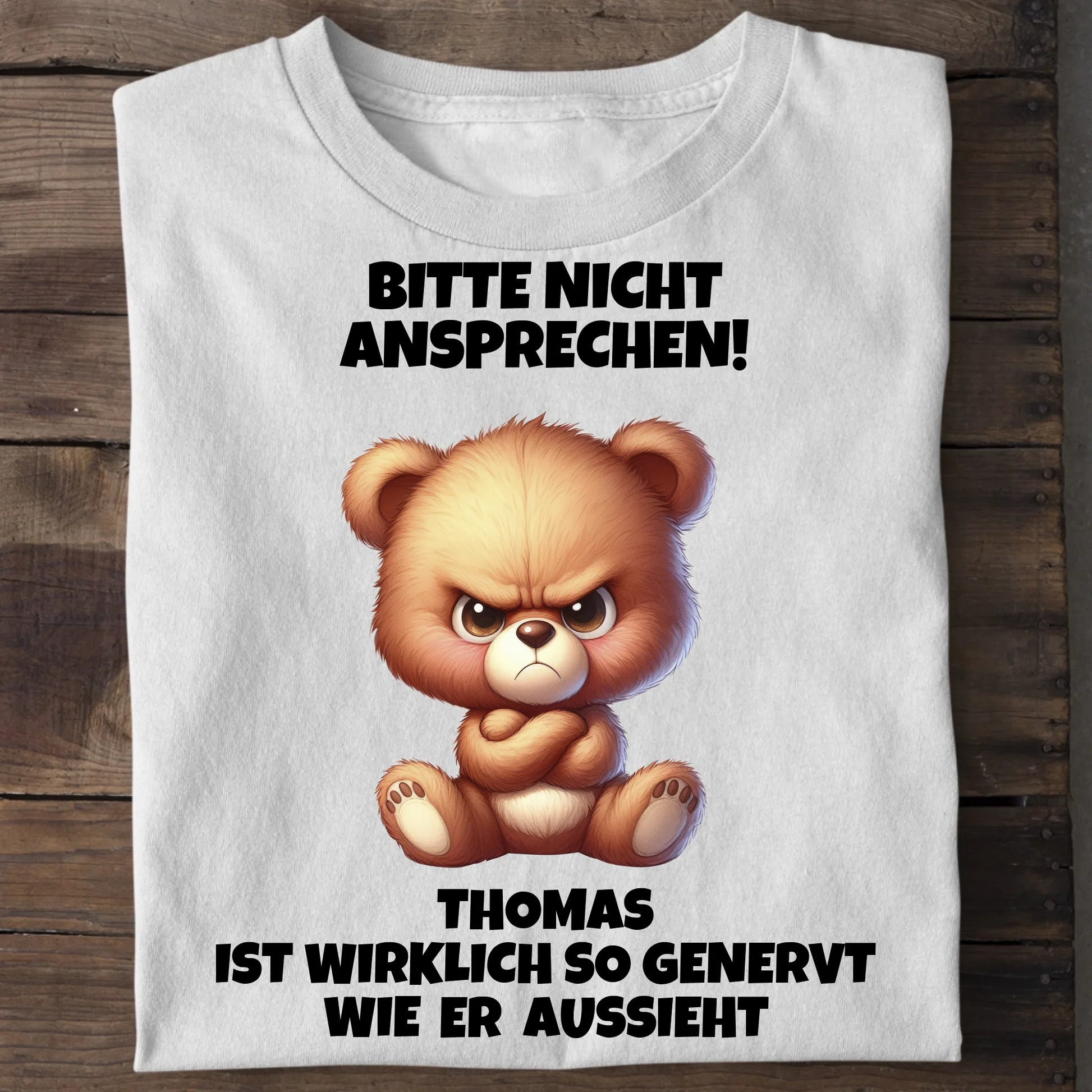 Nicht ansprechen! - Organic Men's Shirt (personalisierbar) Crafter T-Shirt ST ST White