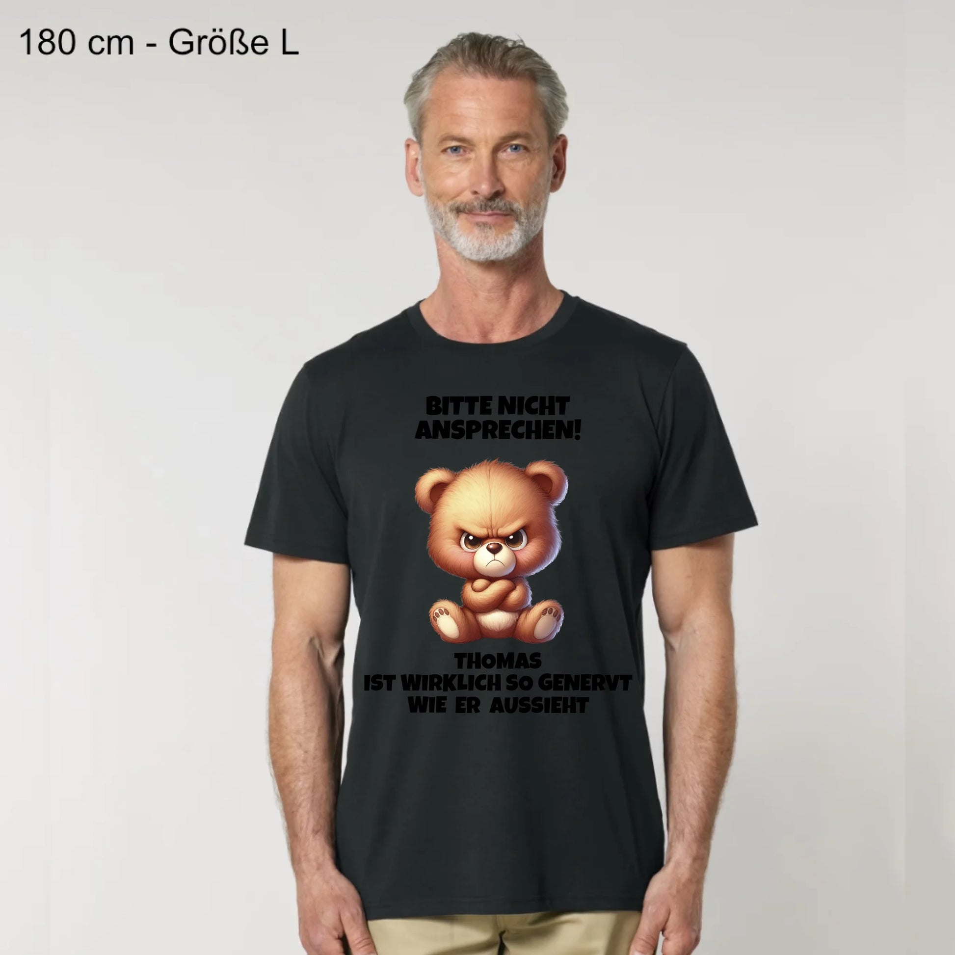 Nicht ansprechen! - Organic Men's Shirt (personalisierbar)