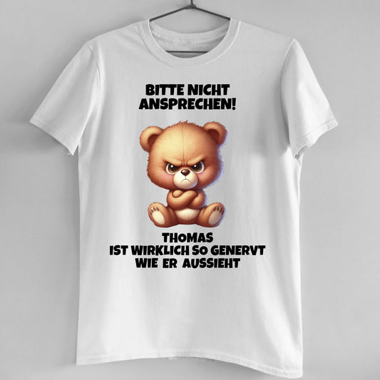 Nicht ansprechen! - Organic Men's Shirt (personalisierbar)