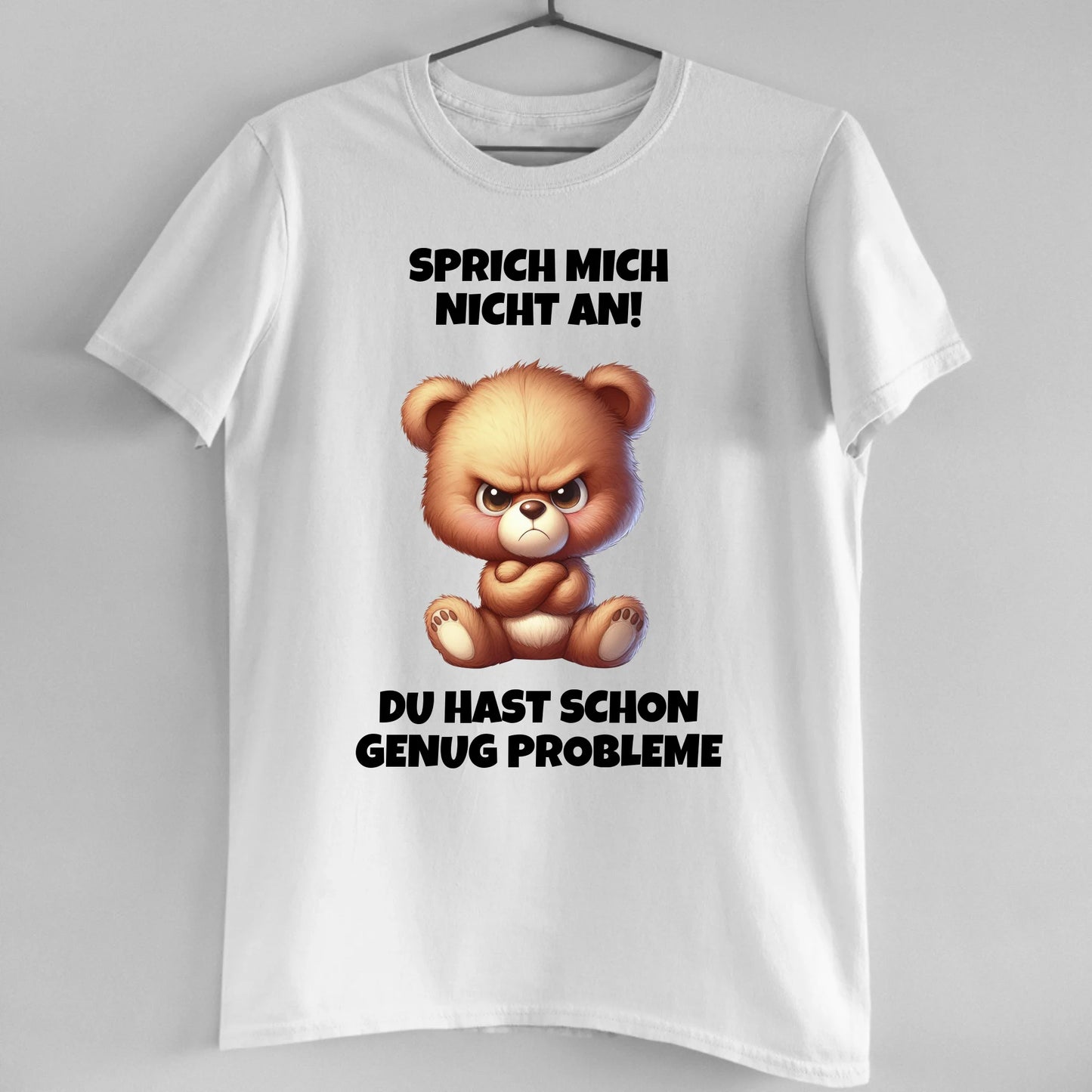 Sprich mich nicht an! - Organic Men's Shirt (personalisierbar)