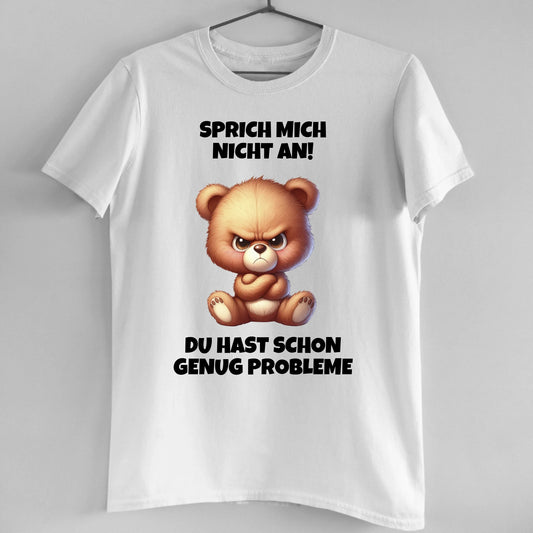 Sprich mich nicht an! - Organic Men's Shirt (personalisierbar)