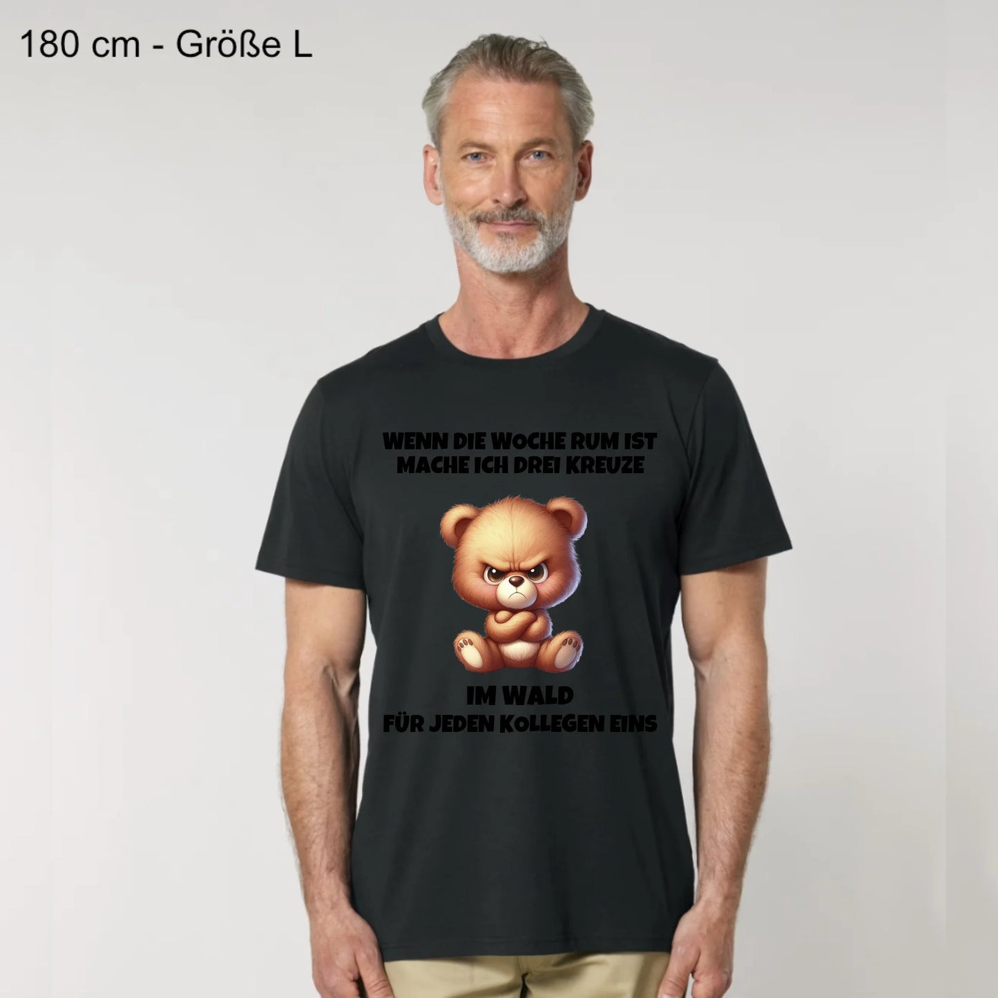 Drei Kreuze - Organic Men's Shirt (personalisierbar)