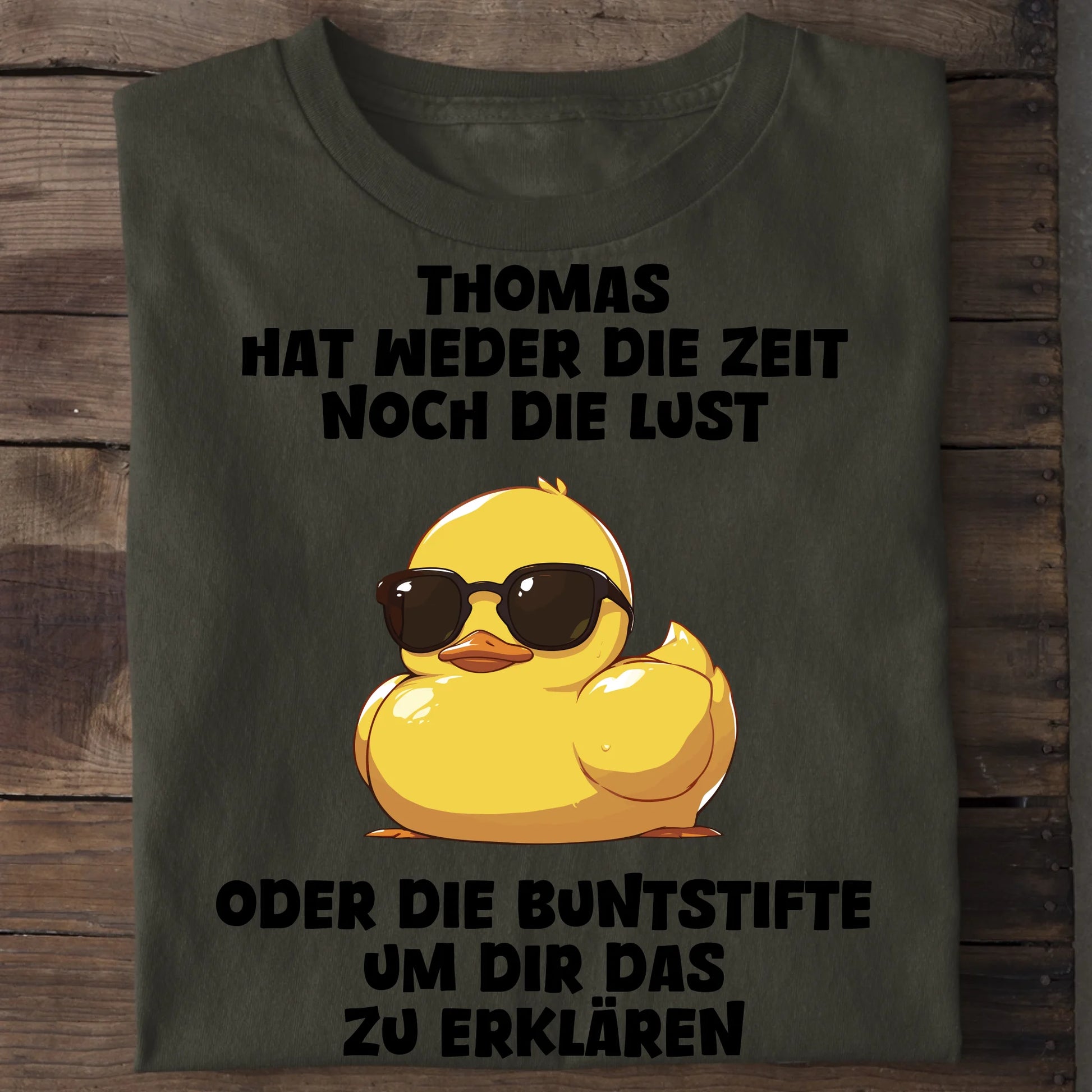 Buntstifte - Organic Men's Shirt (personalisierbar) Crafter T-Shirt ST ST Khaki
