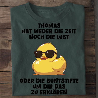 Buntstifte - Organic Men's Shirt (personalisierbar) Crafter T-Shirt ST ST Bottled-Green