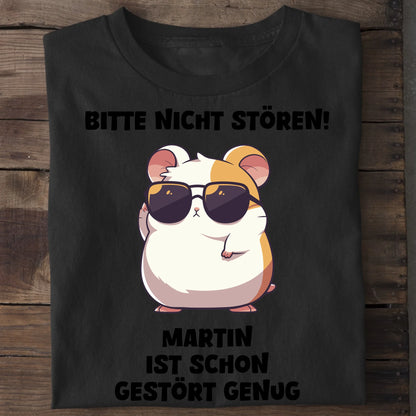 Gestört genug - Organic Men's Shirt (personalisierbar) Crafter T-Shirt ST ST Black
