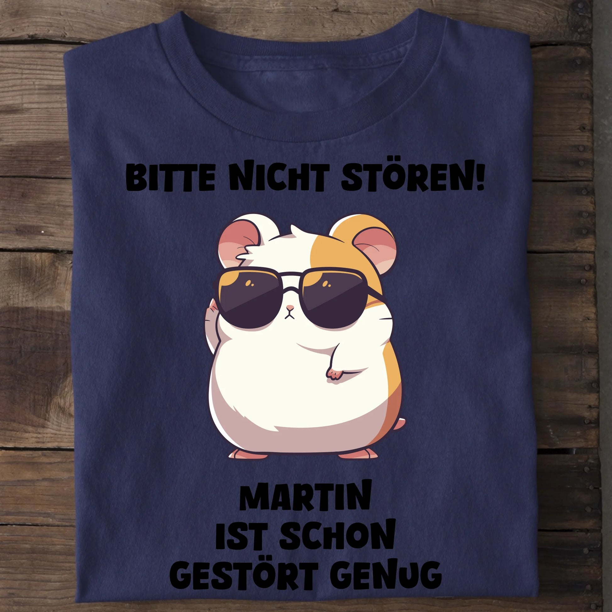 Gestört genug - Organic Men's Shirt (personalisierbar) Crafter T-Shirt ST ST French-Navy