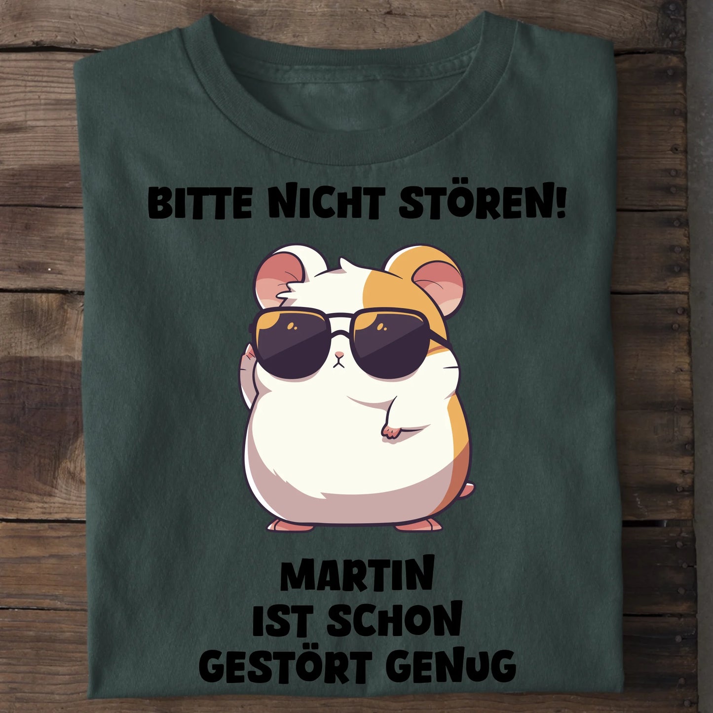 Gestört genug - Organic Men's Shirt (personalisierbar) Crafter T-Shirt ST ST Bottled-Green
