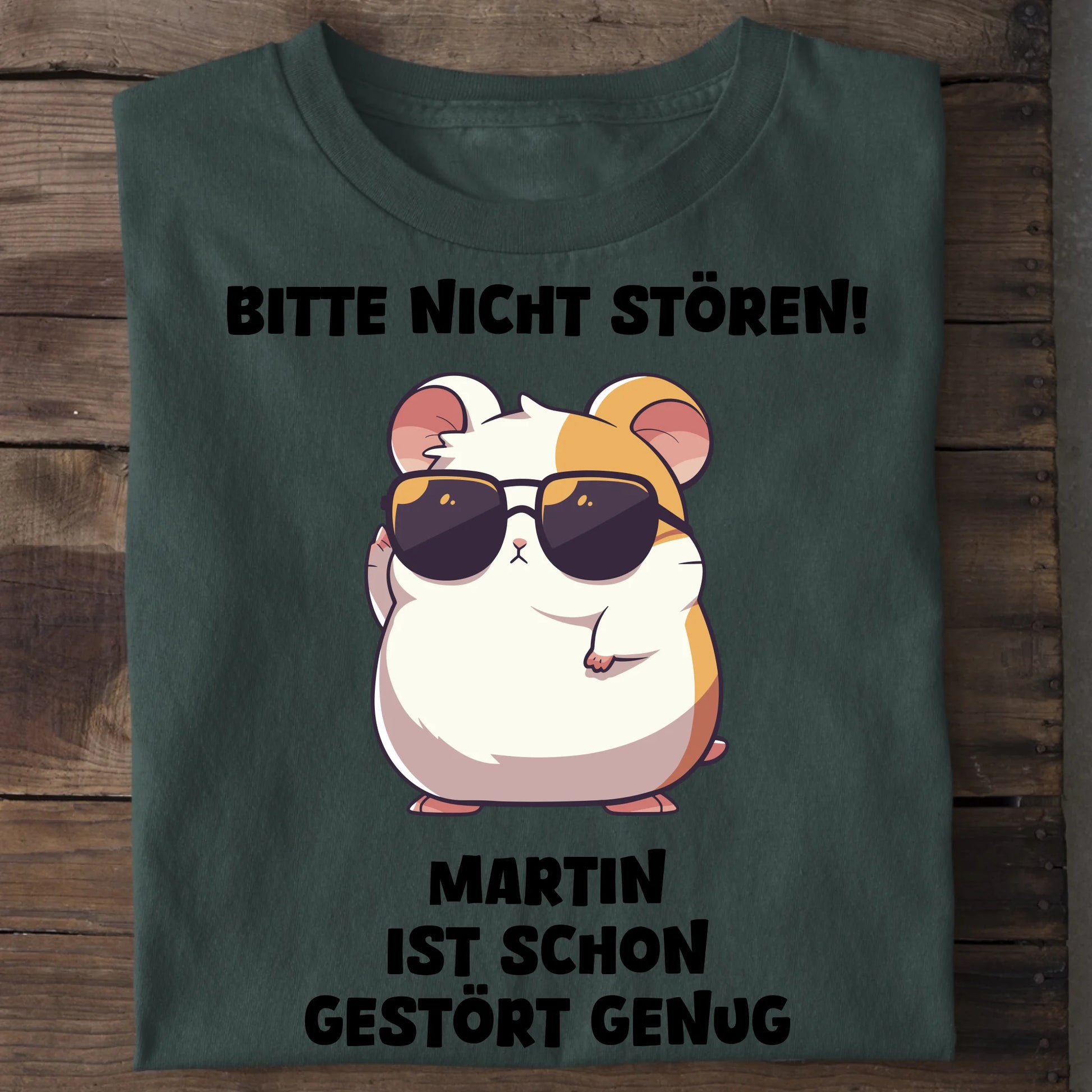 Gestört genug - Organic Men's Shirt (personalisierbar) Crafter T-Shirt ST ST Bottled-Green