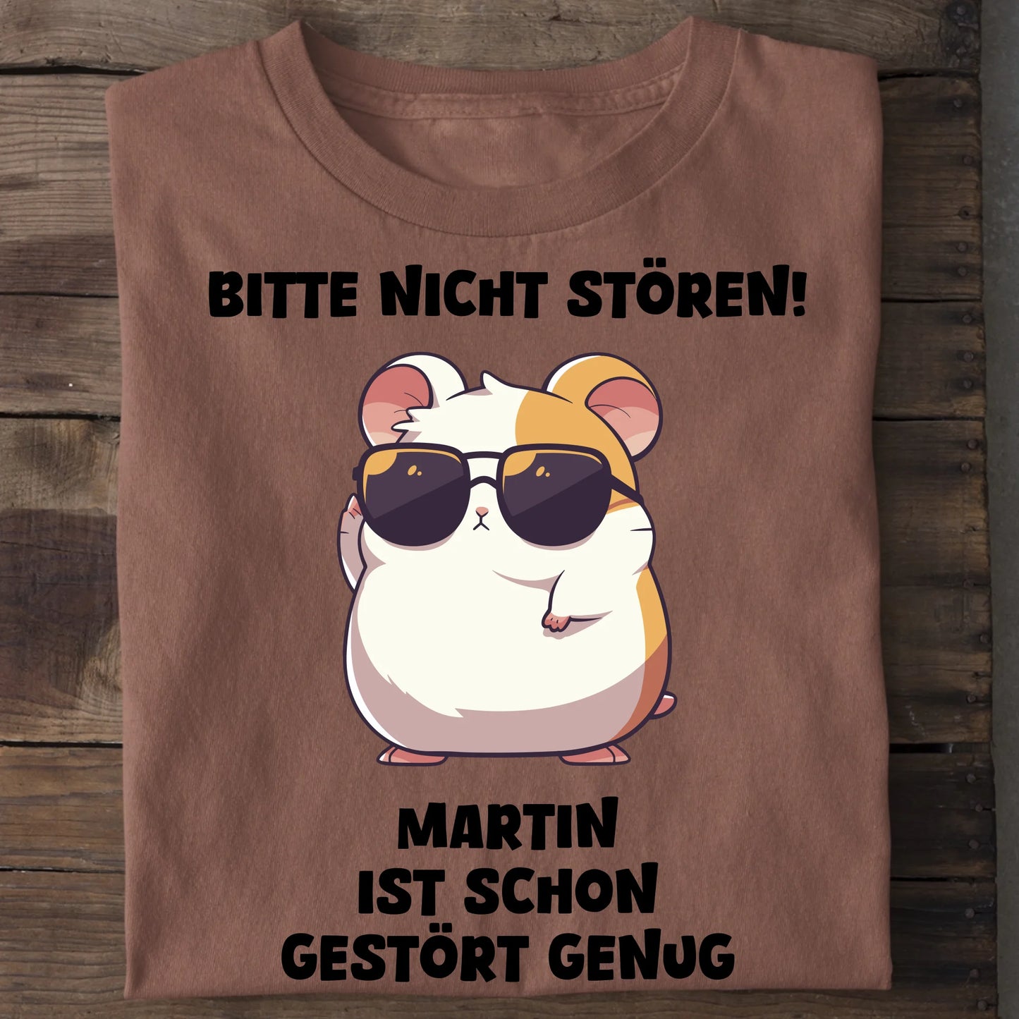 Gestört genug - Organic Men's Shirt (personalisierbar) Crafter T-Shirt ST ST Heritage-Brown