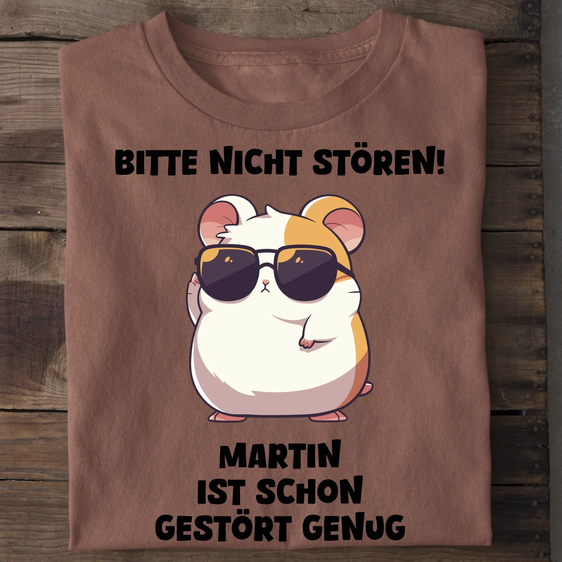 Gestört genug - Organic Men's Shirt (personalisierbar) Crafter T-Shirt ST ST Heritage-Brown