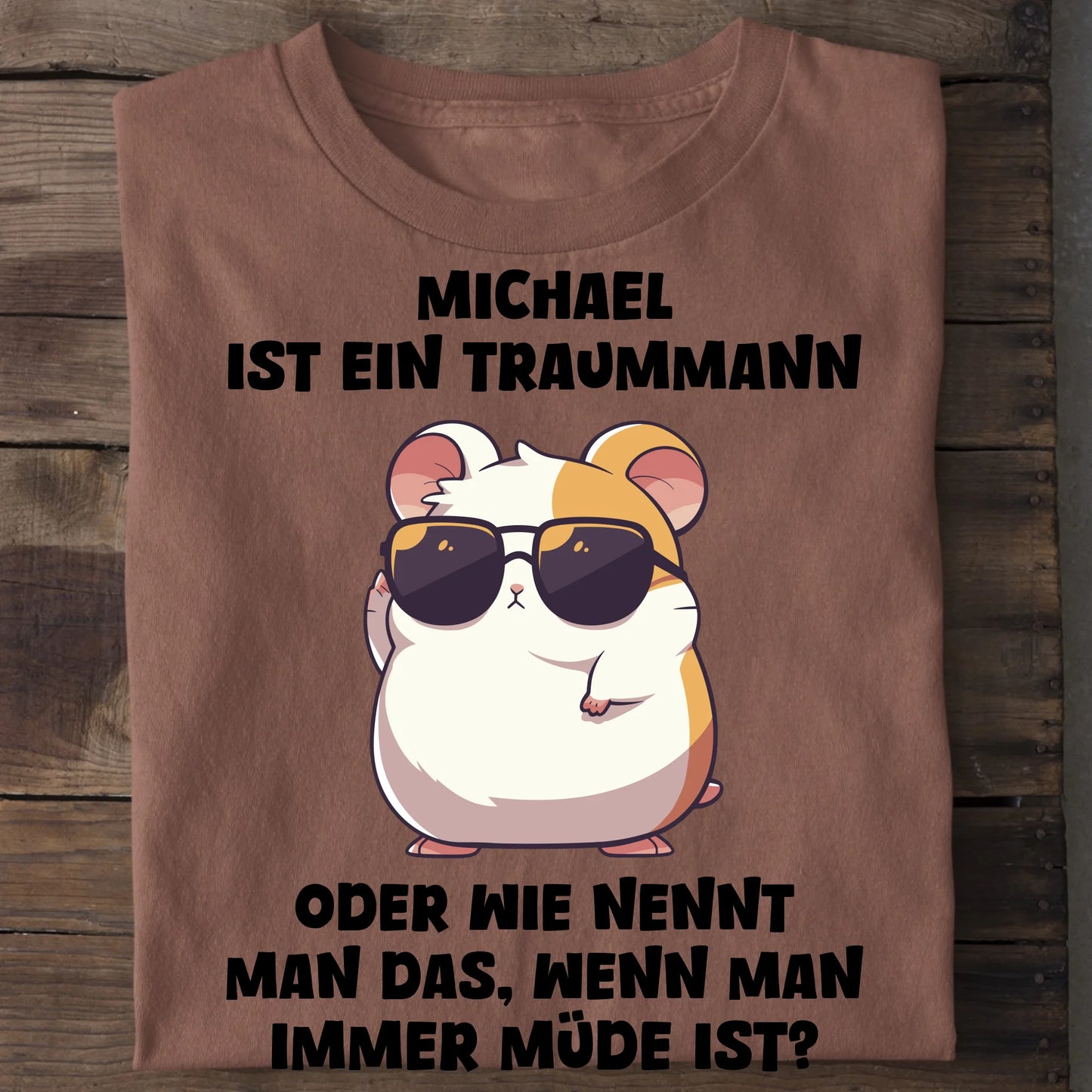 Traummann - Organic Men's Shirt (personalisierbar) Crafter T-Shirt ST ST Heritage-Brown