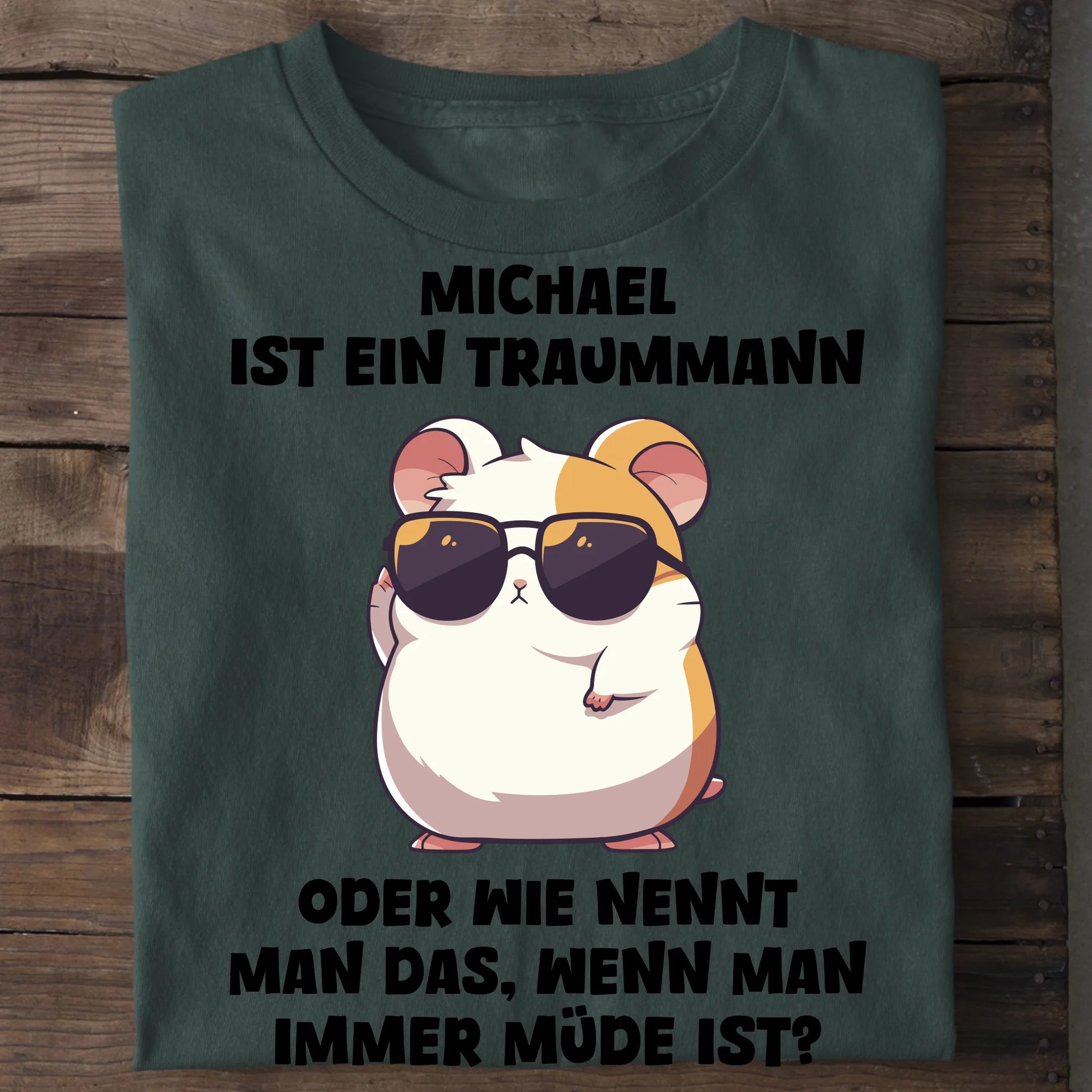 Traummann - Organic Men's Shirt (personalisierbar) Crafter T-Shirt ST ST Bottled-Green