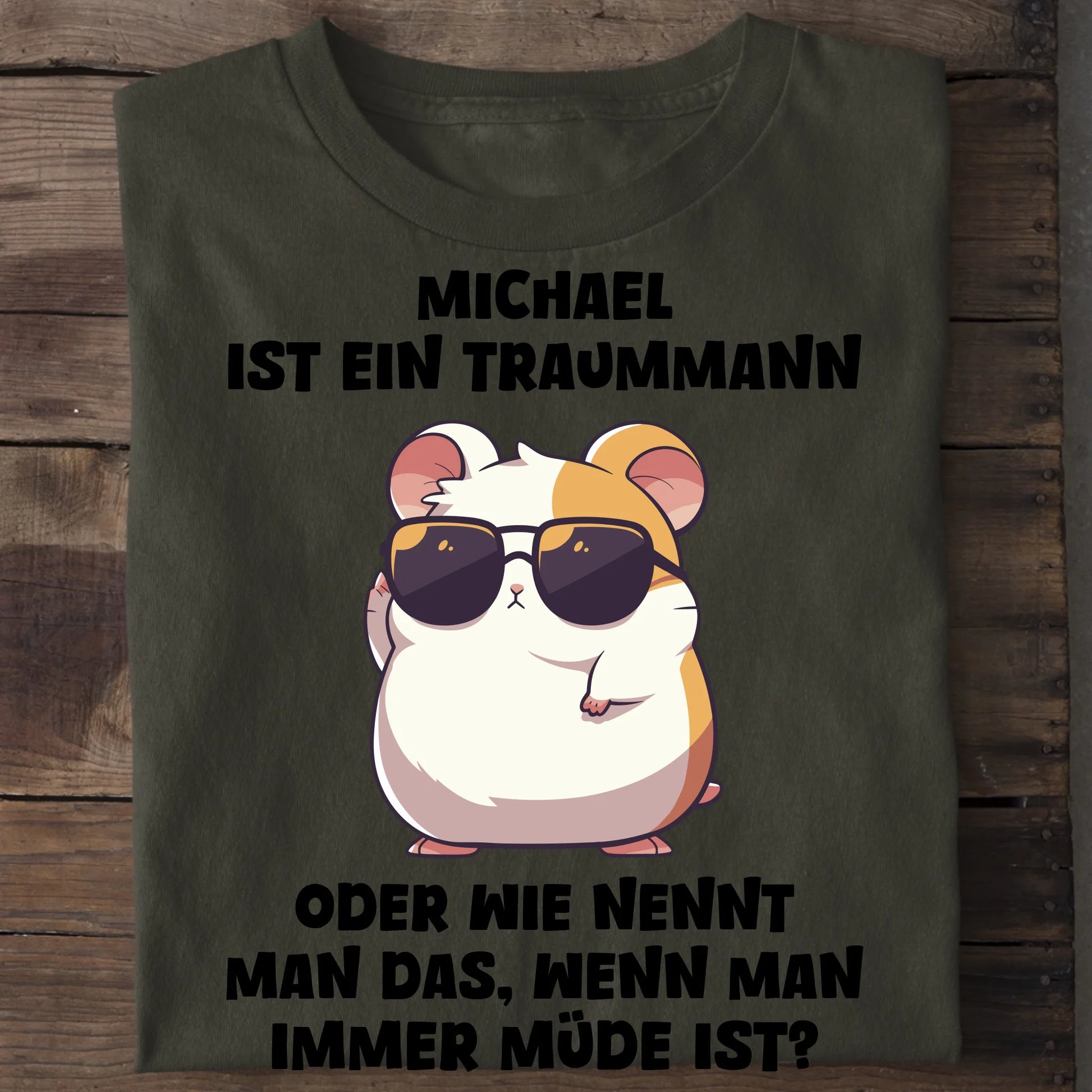 Traummann - Organic Men's Shirt (personalisierbar) Crafter T-Shirt ST ST Khaki